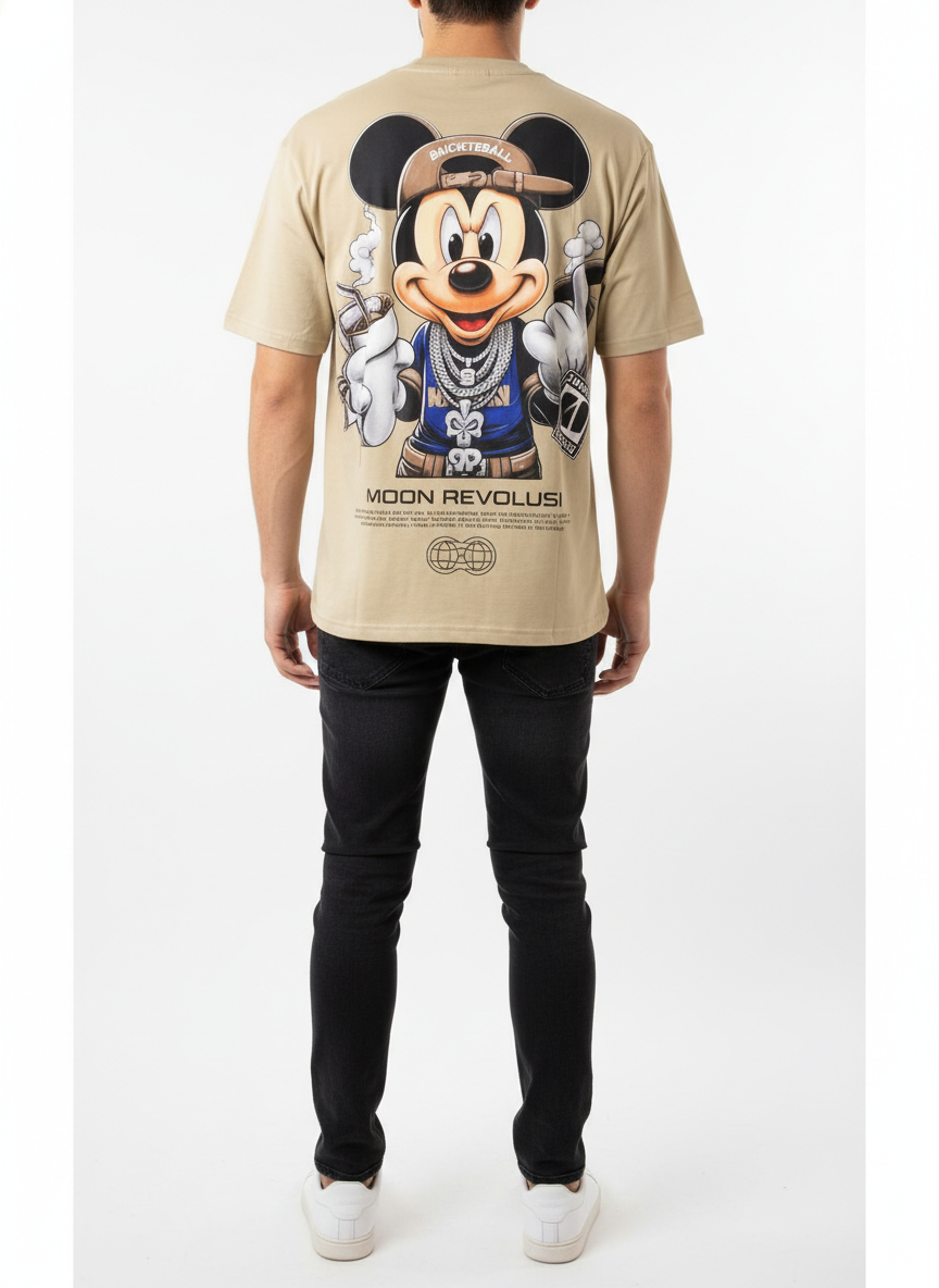 Moon Revolusi Urban Graphic Tee T-shirt FX-230