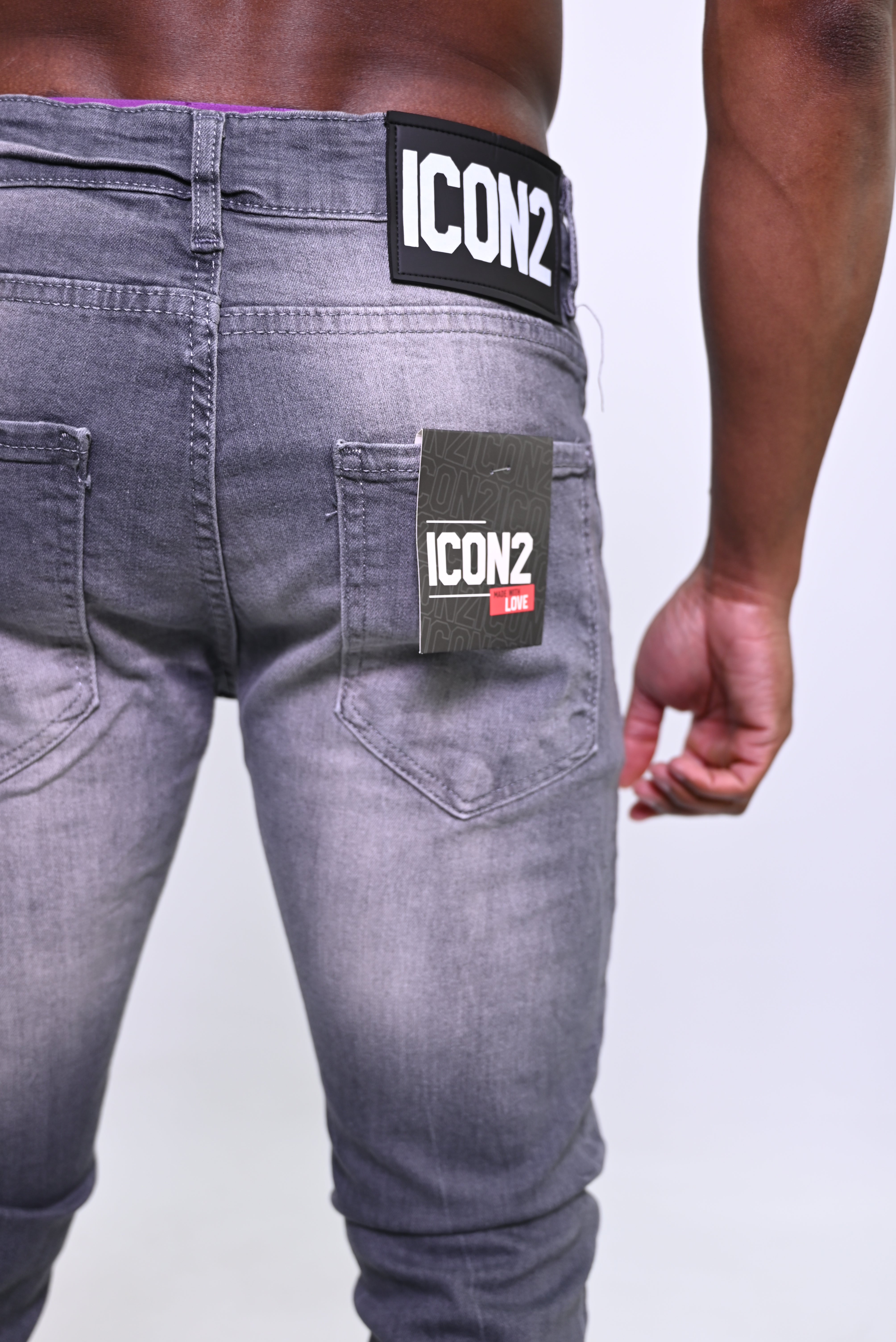Urban Grey Washed Jeans ICON 9336