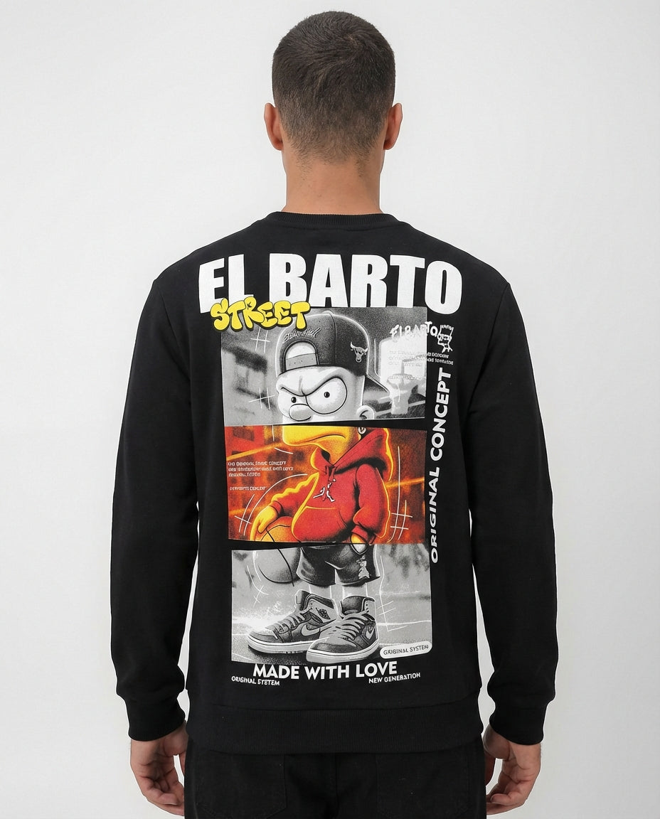El Barto Zwart – Street Legacy Sweater 1422