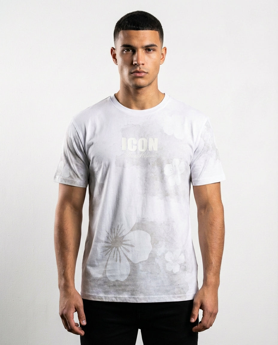 ICON Milano Tee – Floral Statementwear QQ-1809