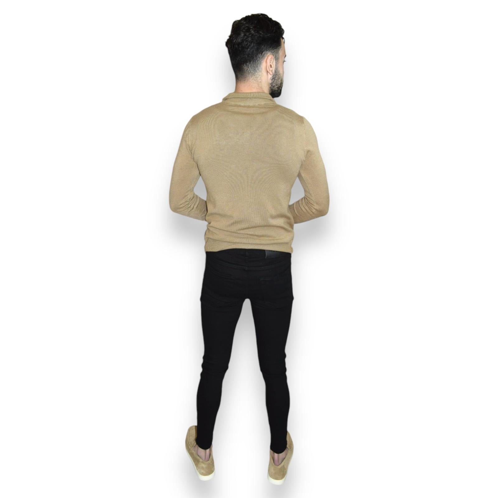 Heren Halve zip trui YY08-1