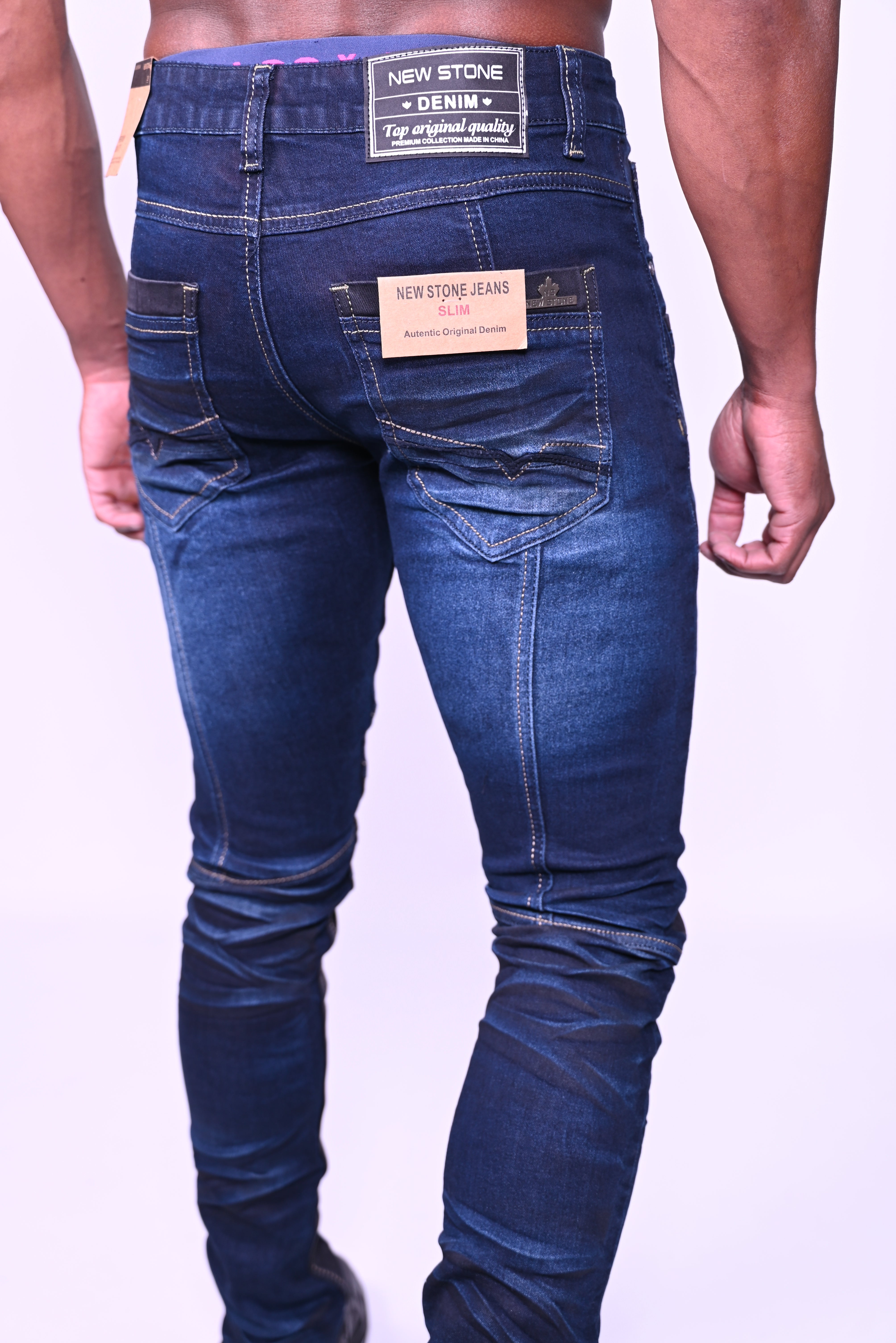 Jeans Bleu Mécanique 3058-15