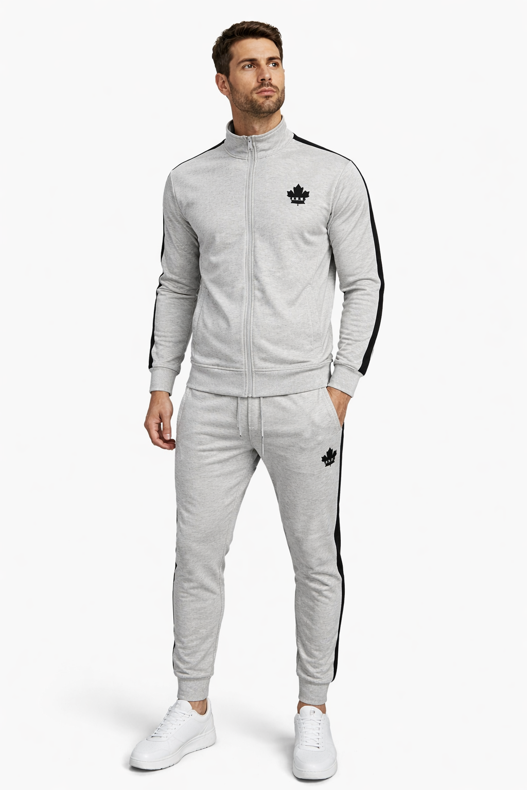 Heren Trainingspak – Slim Fit – Stretch –Premium Tracksuit Set ICON FF-6117