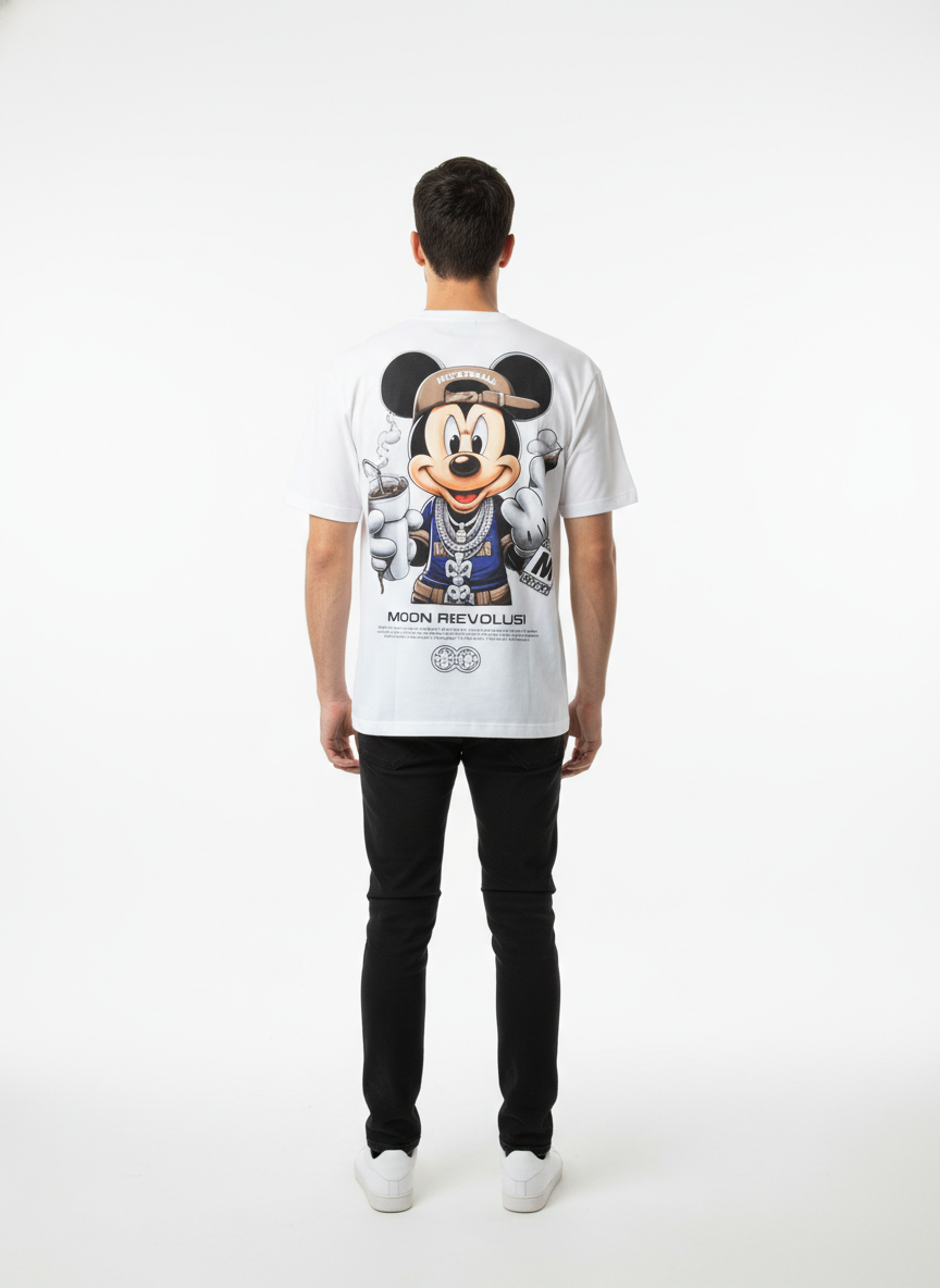 Moon Revolusi Urban Graphic Tee T-shirt FX-230