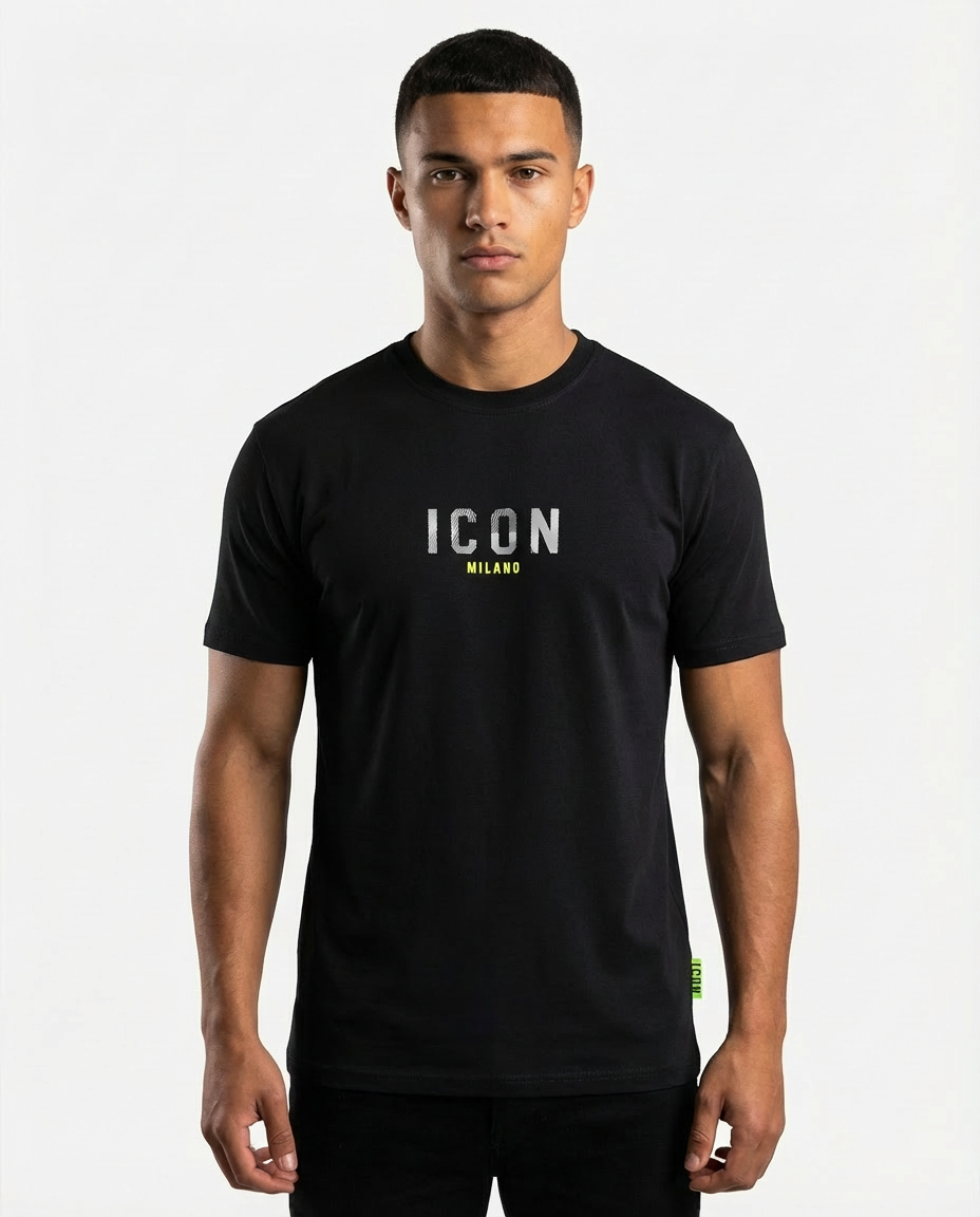 ICON Milano Tee – Bold Front & Back Edition QQ-1852