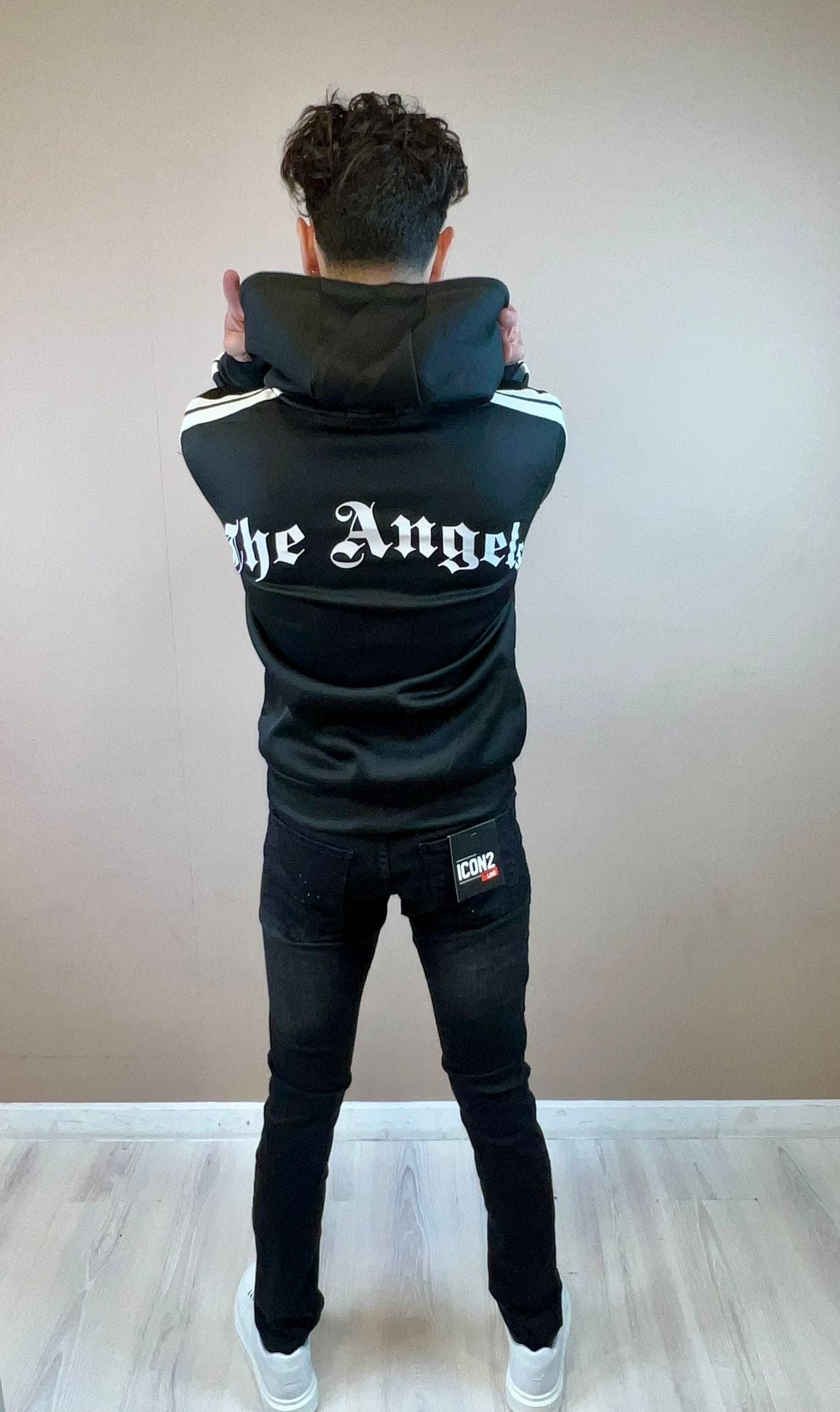 Heren Hoodie The Angels 6357