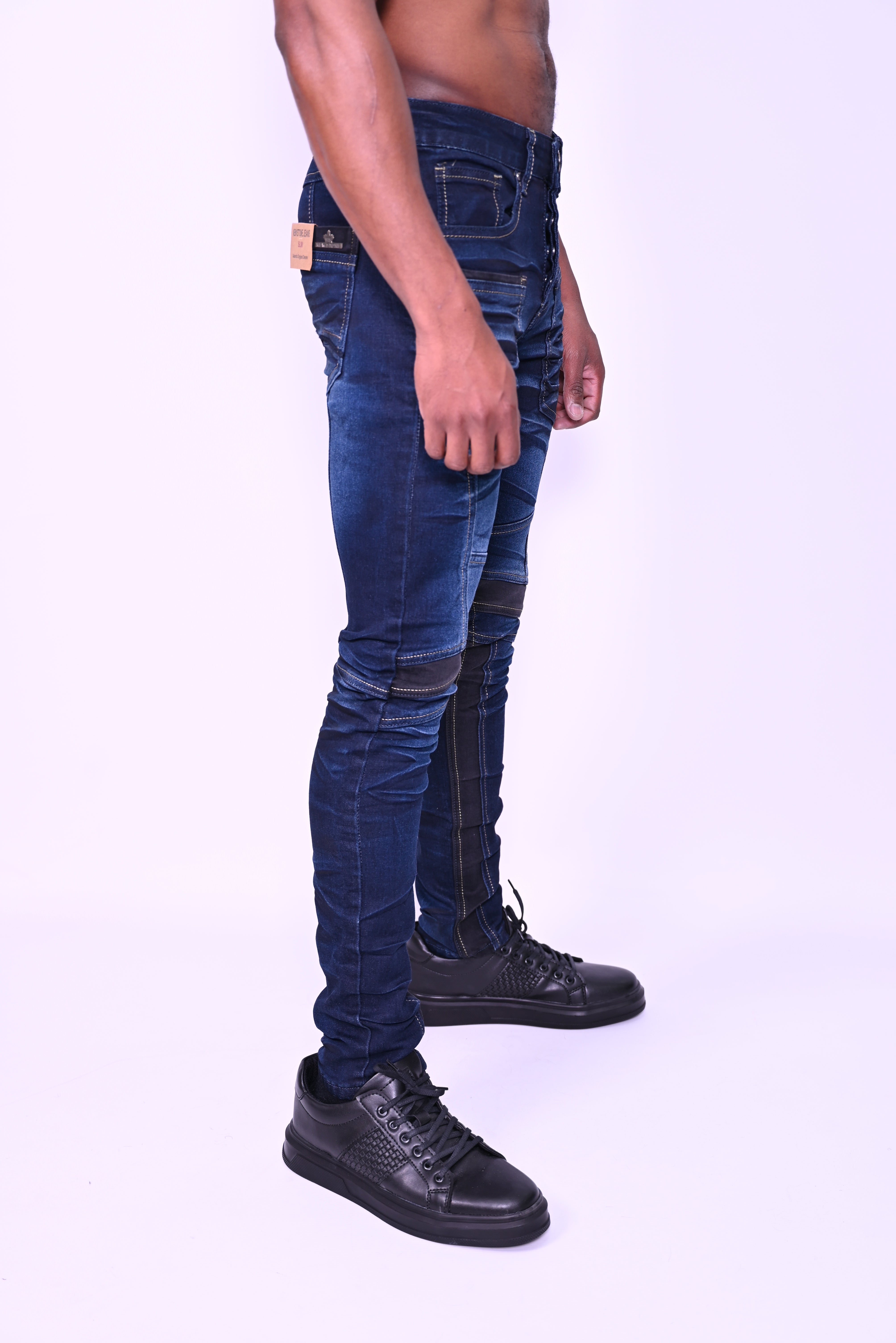 Jeans Bleu Mécanique 3058-15