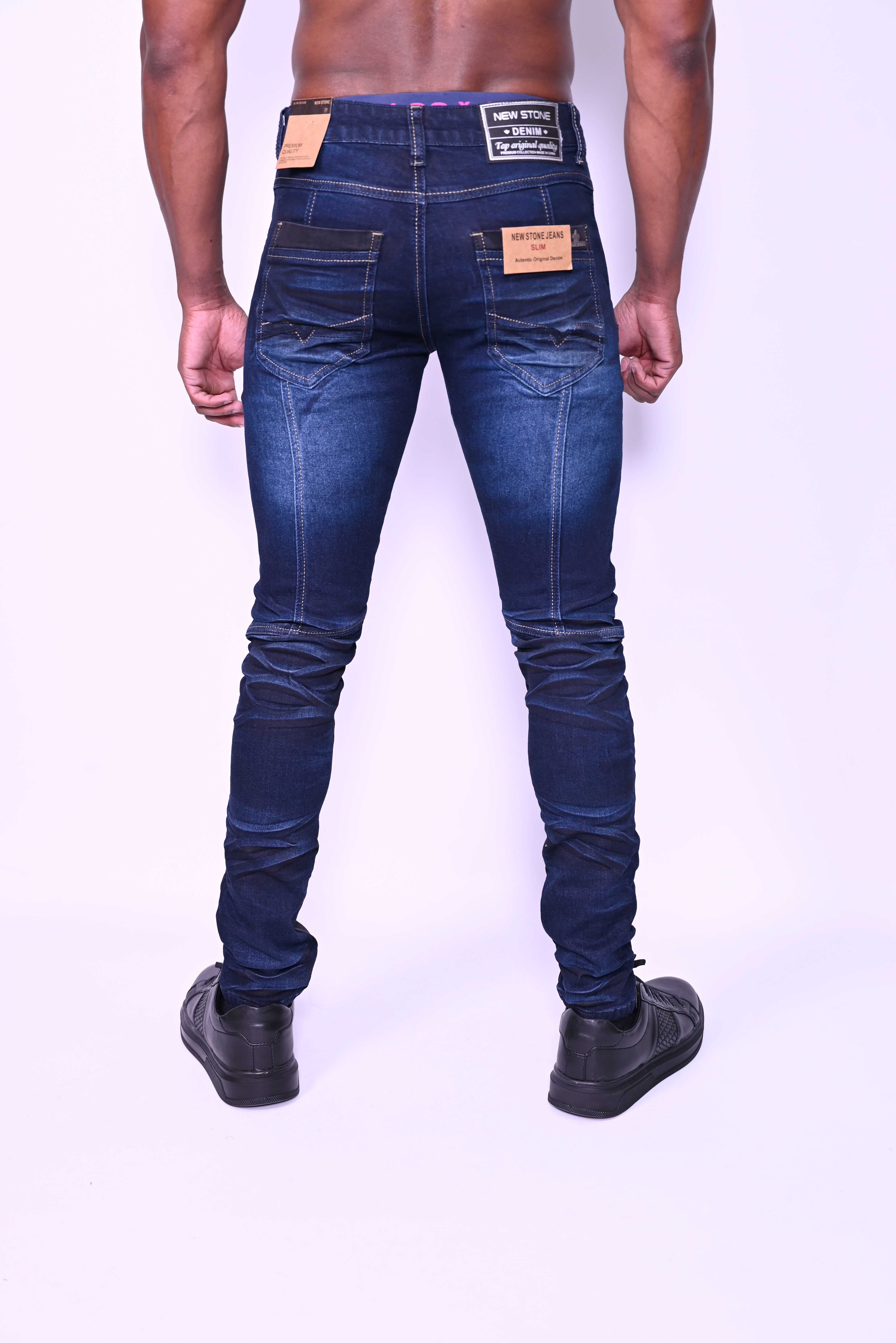 Jeans Bleu Mécanique 3058-15