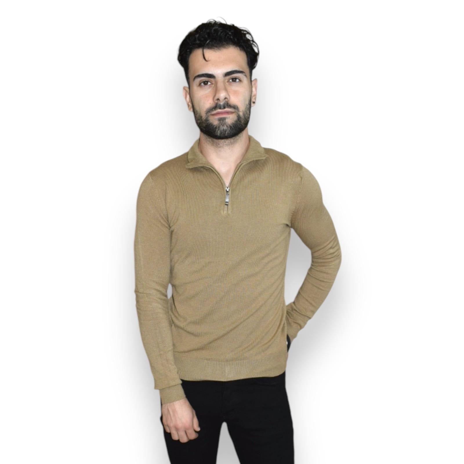 Heren Halve zip trui YY08-1