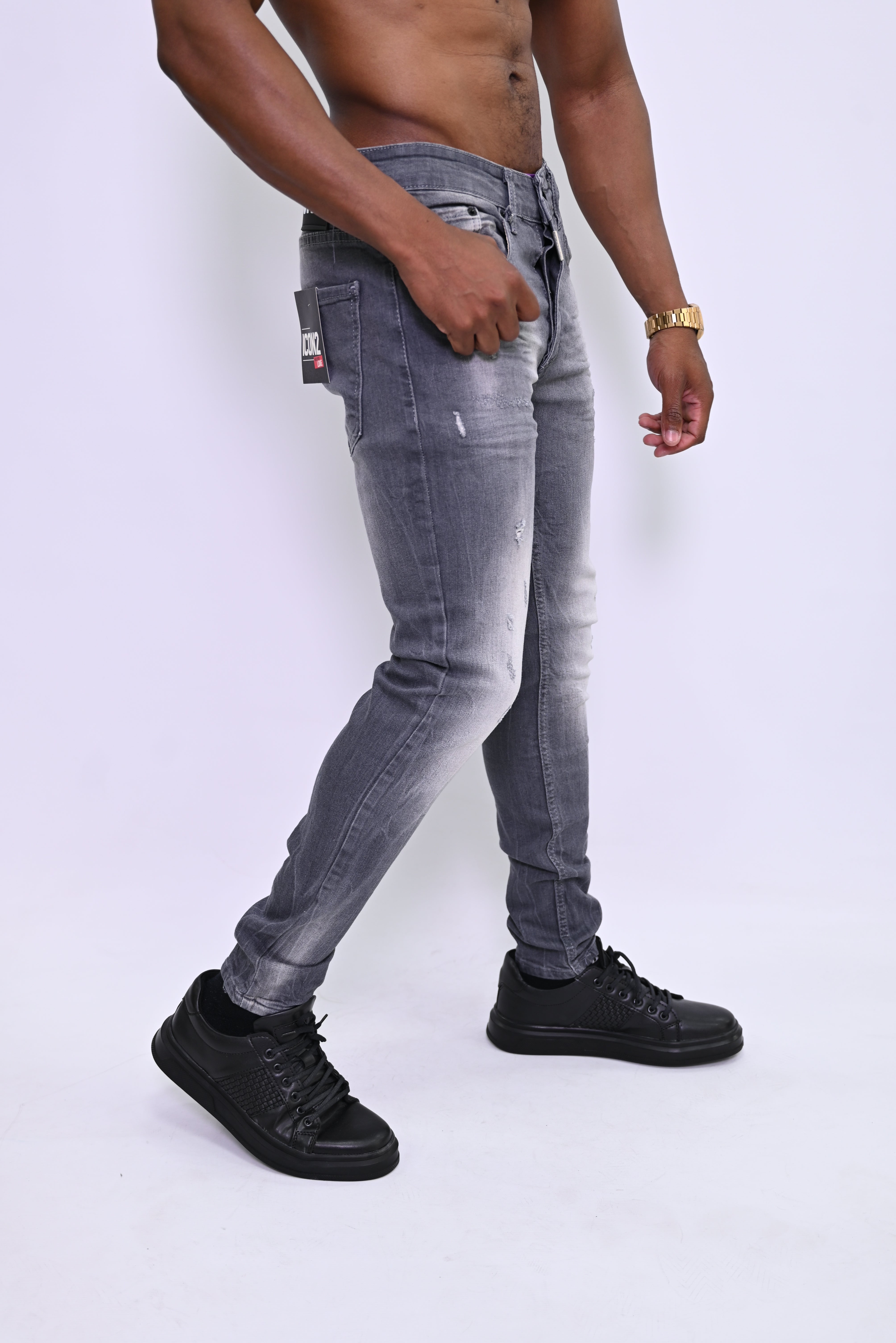 Urban Grey Washed Jeans ICON 9336