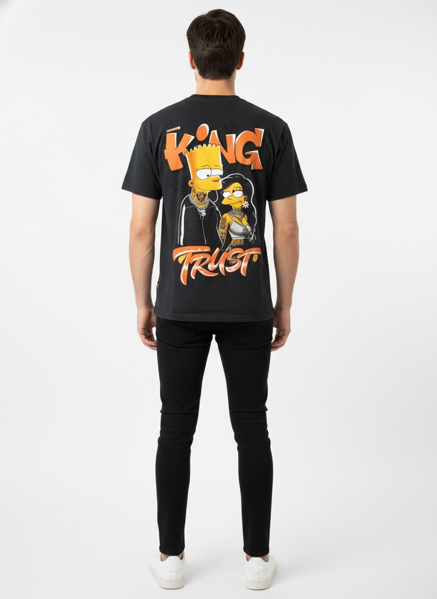 King & Trust Street Graphic Tee QQ-1985