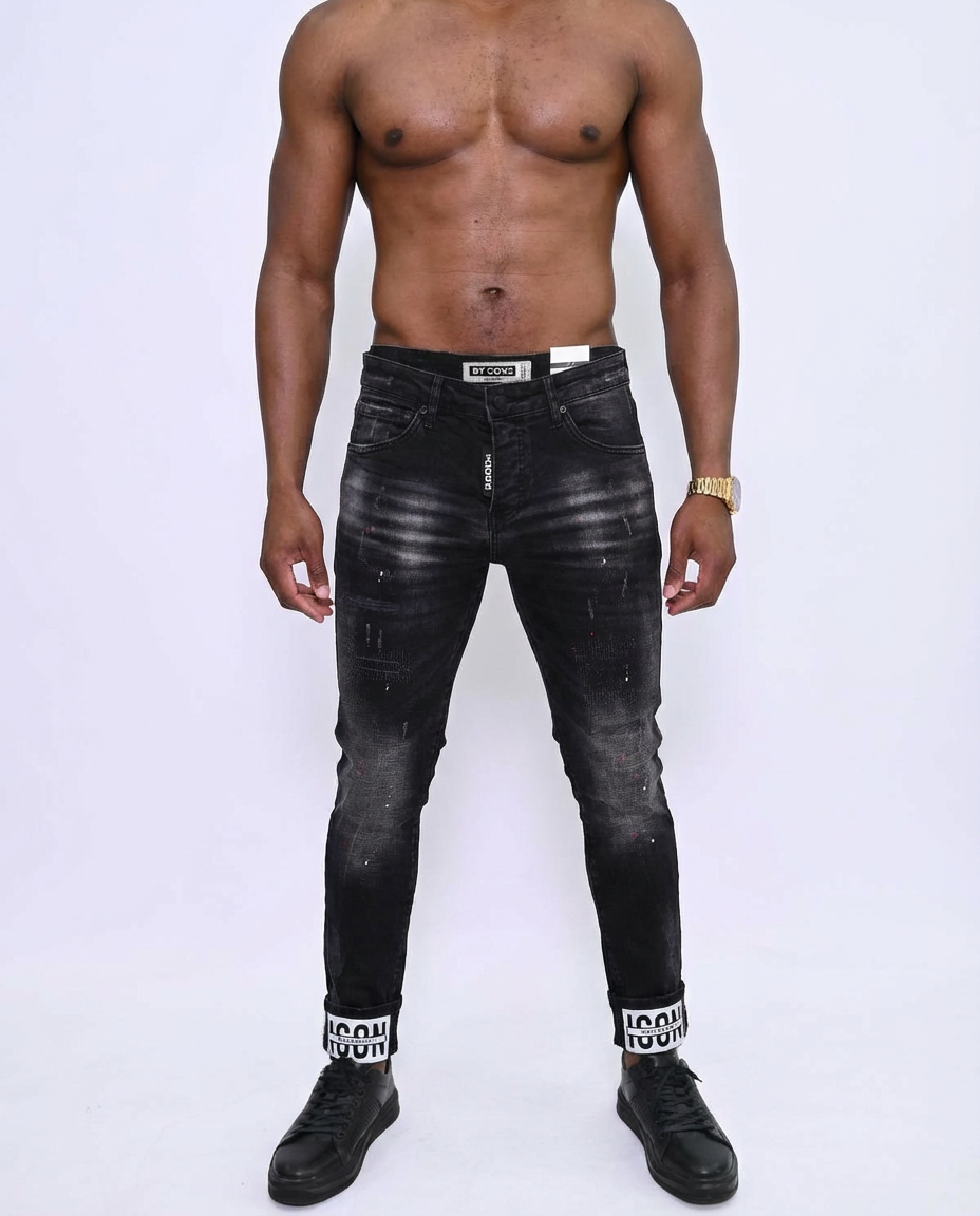 ICON “Black Volt” Jeans – Zwart 225