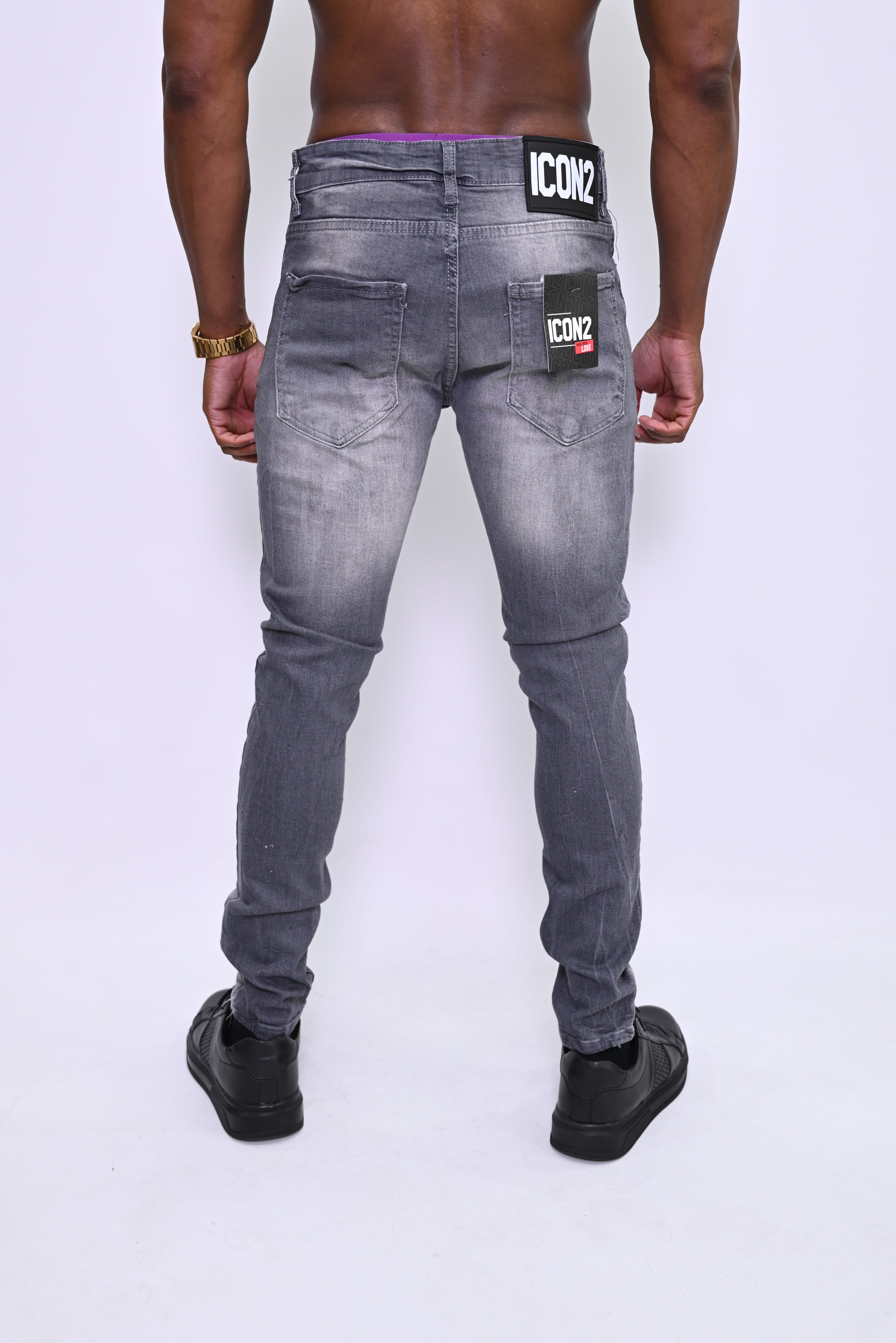 Urban Grey Washed Jeans ICON 9336