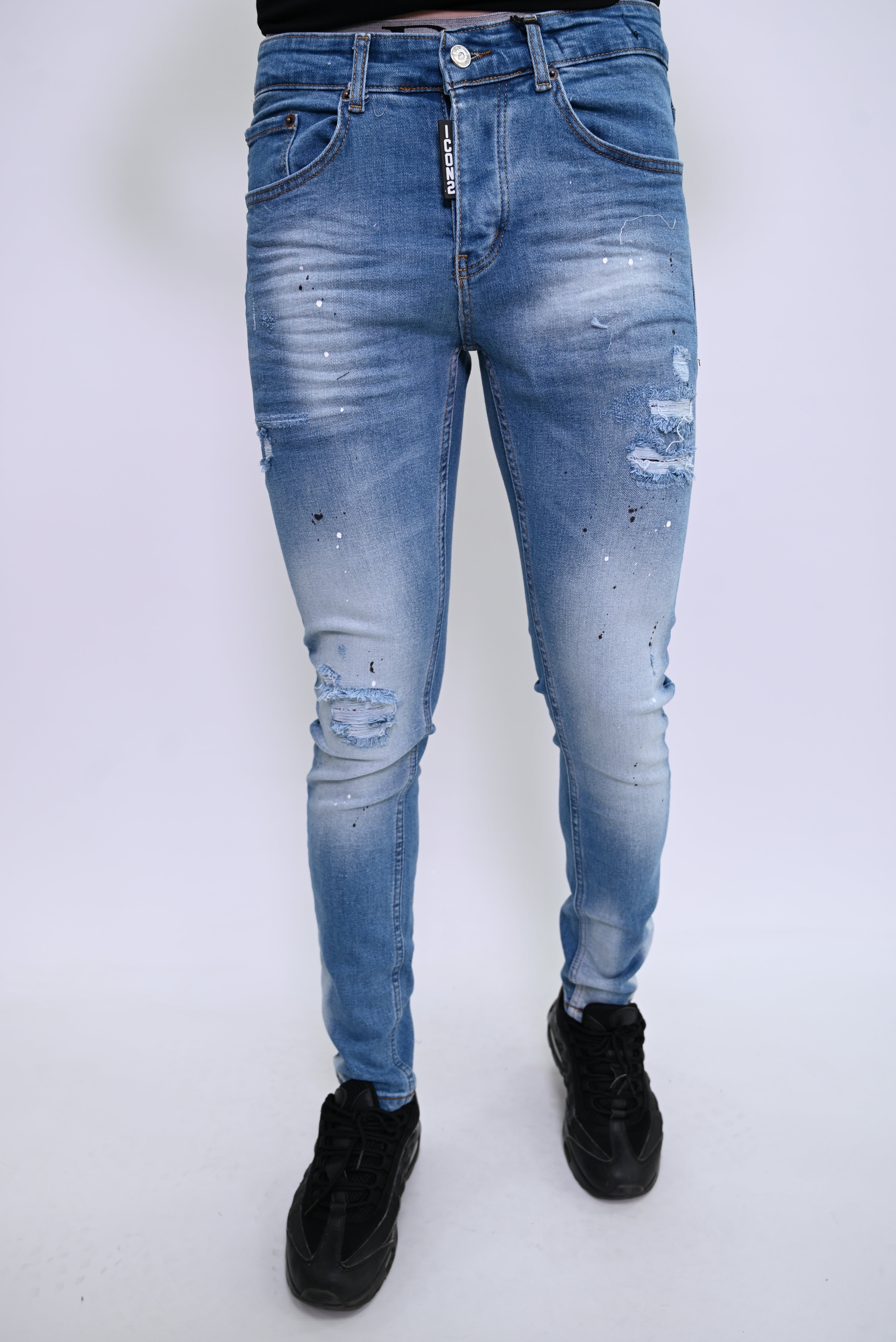 ICON2 Distressed Jeans 9398