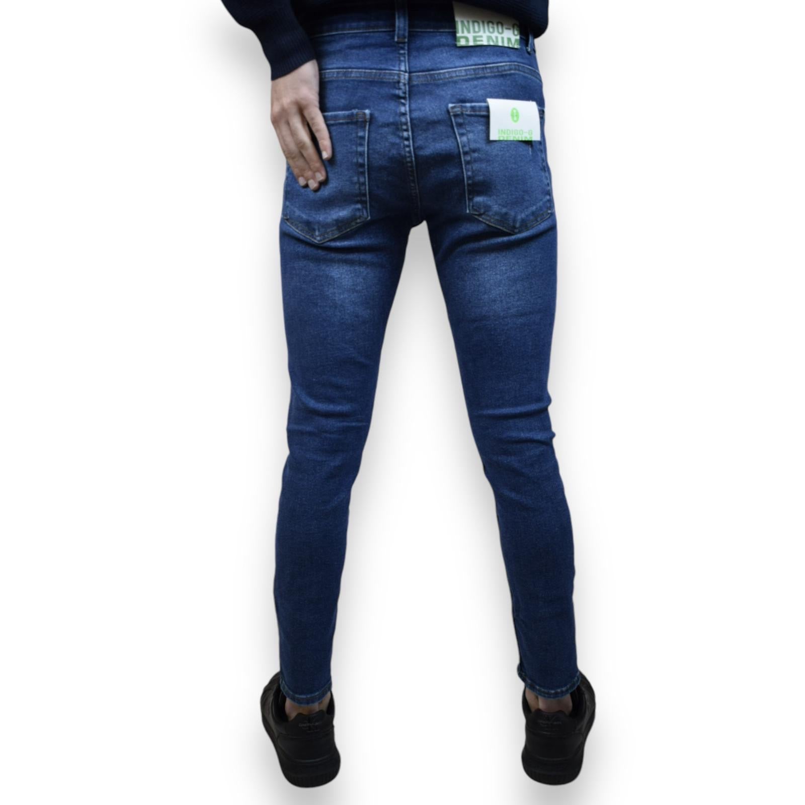 Heren jeans Icon blauw 3M45534-1001