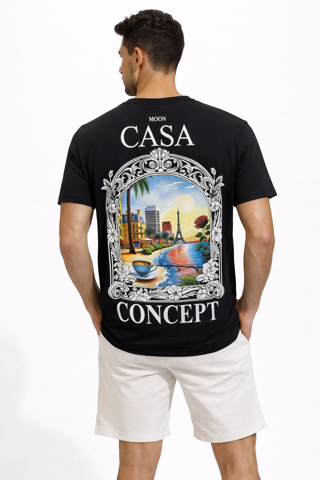 AURELIO Casa Concept Graphic T-Shirt – Black Luxury Edition 5133