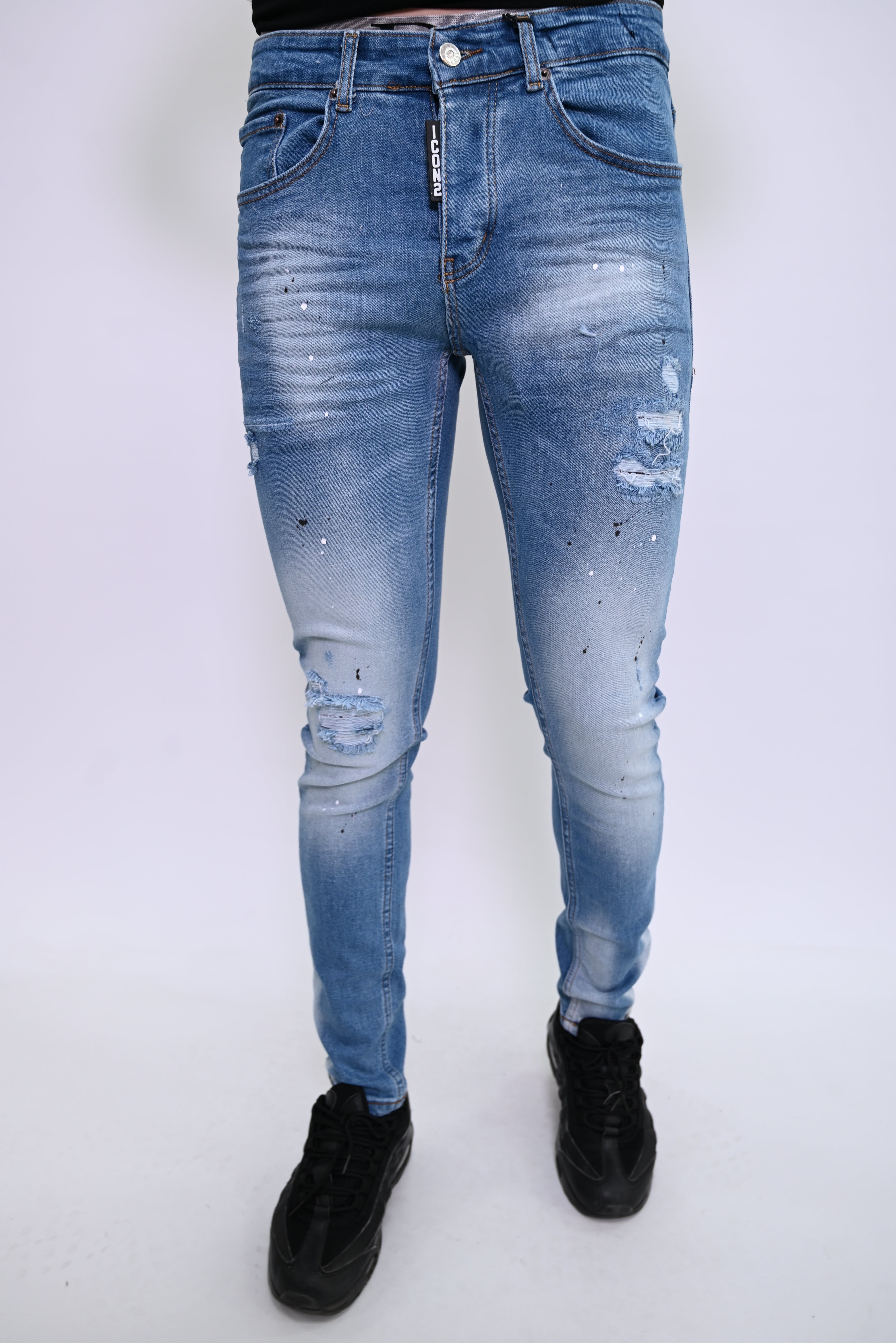 ICON2 Distressed Jeans 9398