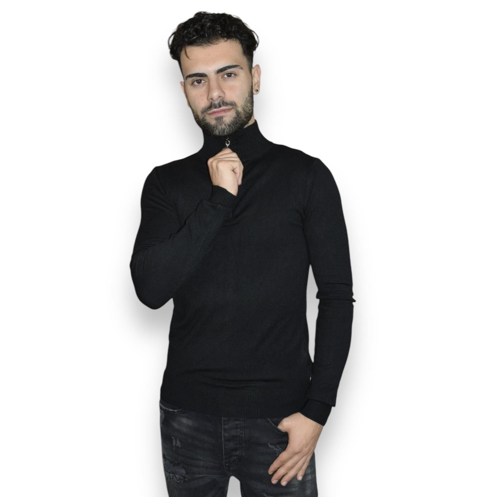 Heren Halve zip trui YY08-1