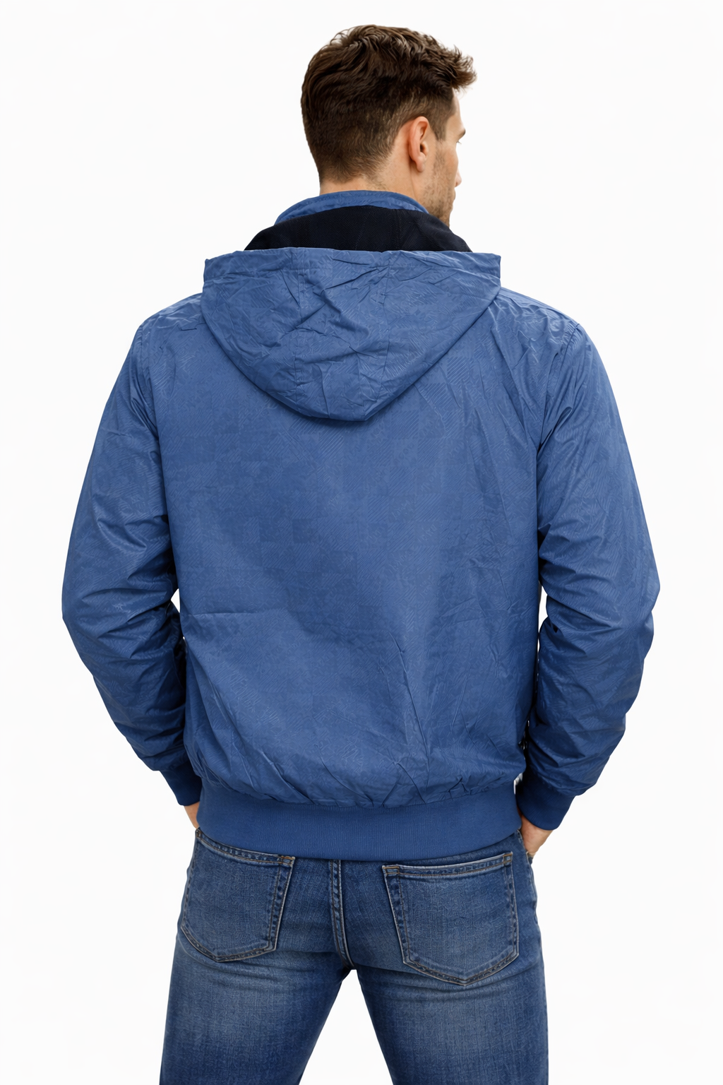 Heren Zomerjas Windbreaker – Lichtgewicht met Capuchon (Icon Pattern) FF-5877
