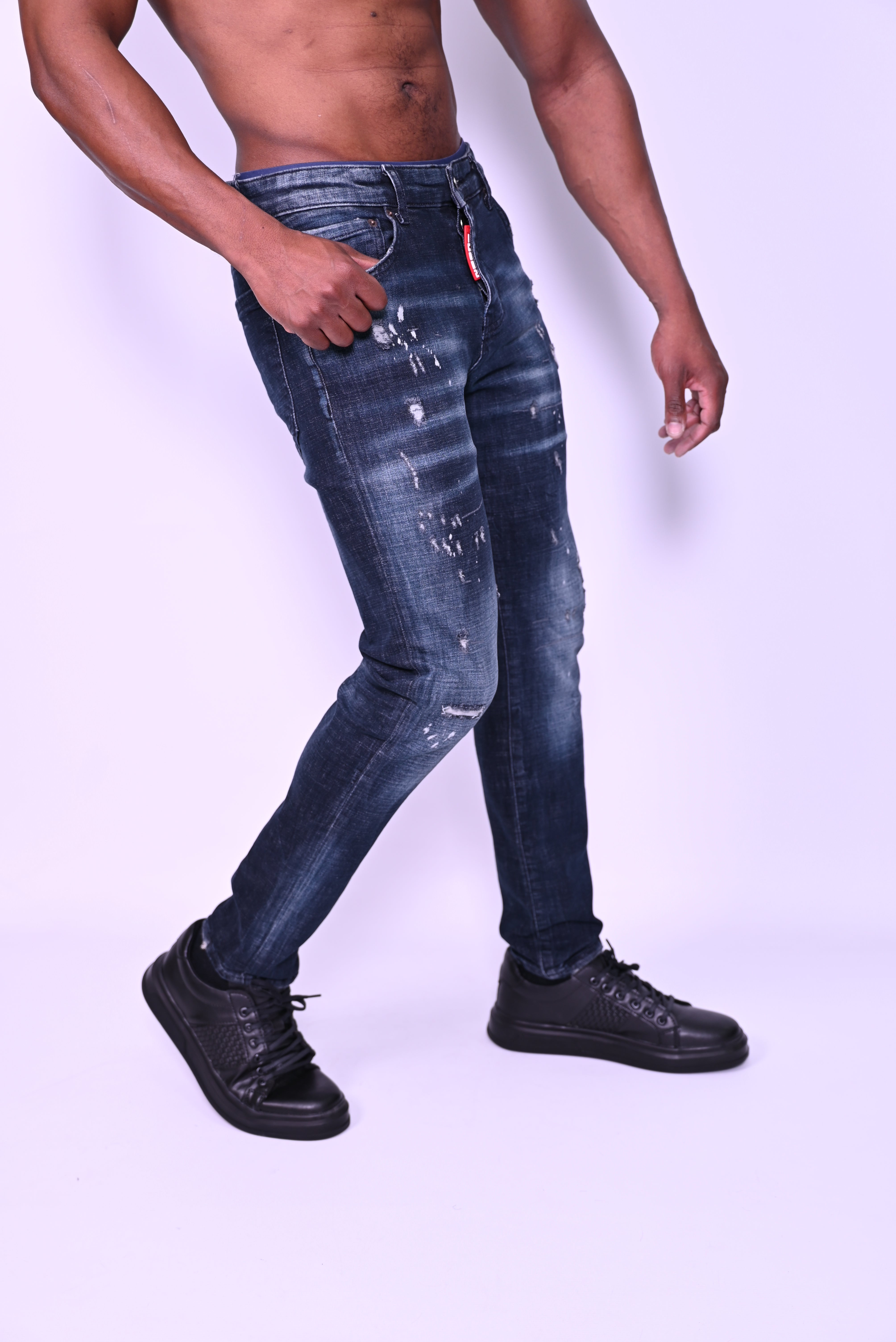 Jeans ICON Bleu Brutaliste 154