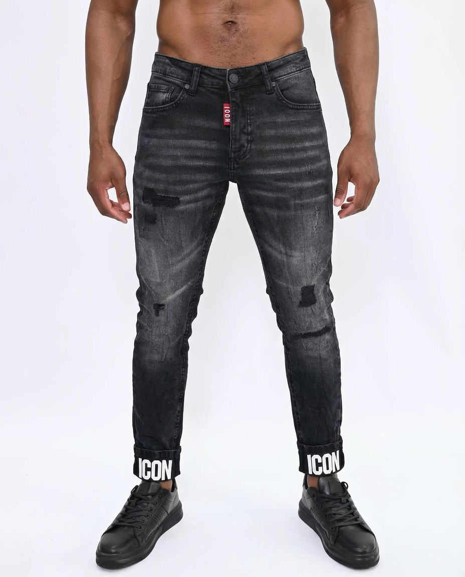 ICON “Rogue Fade” Jeans – Zwart 8011-4