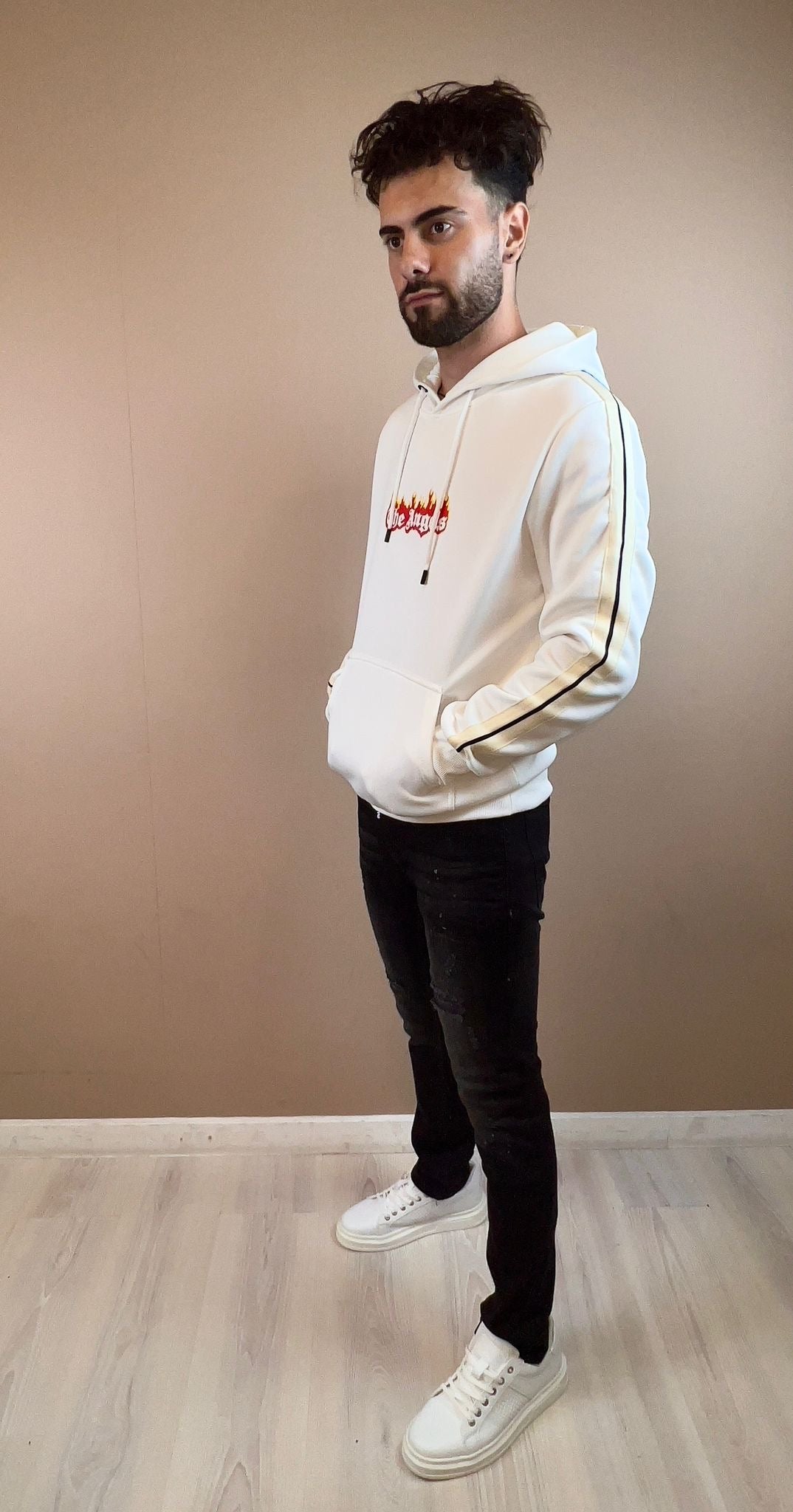 Heren Hoodie The Angels 6357