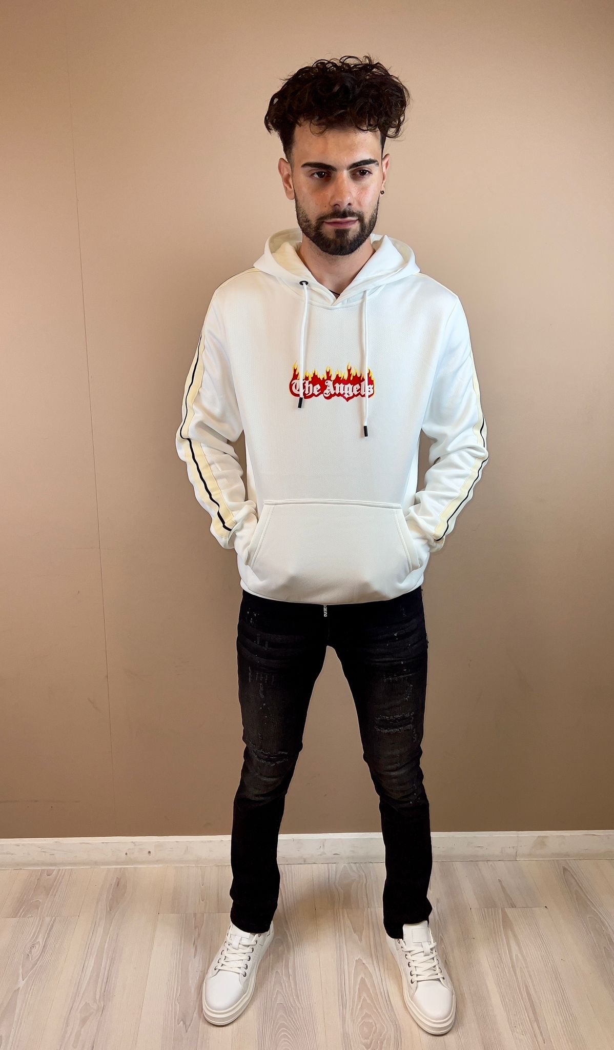 Heren Hoodie The Angels 6357