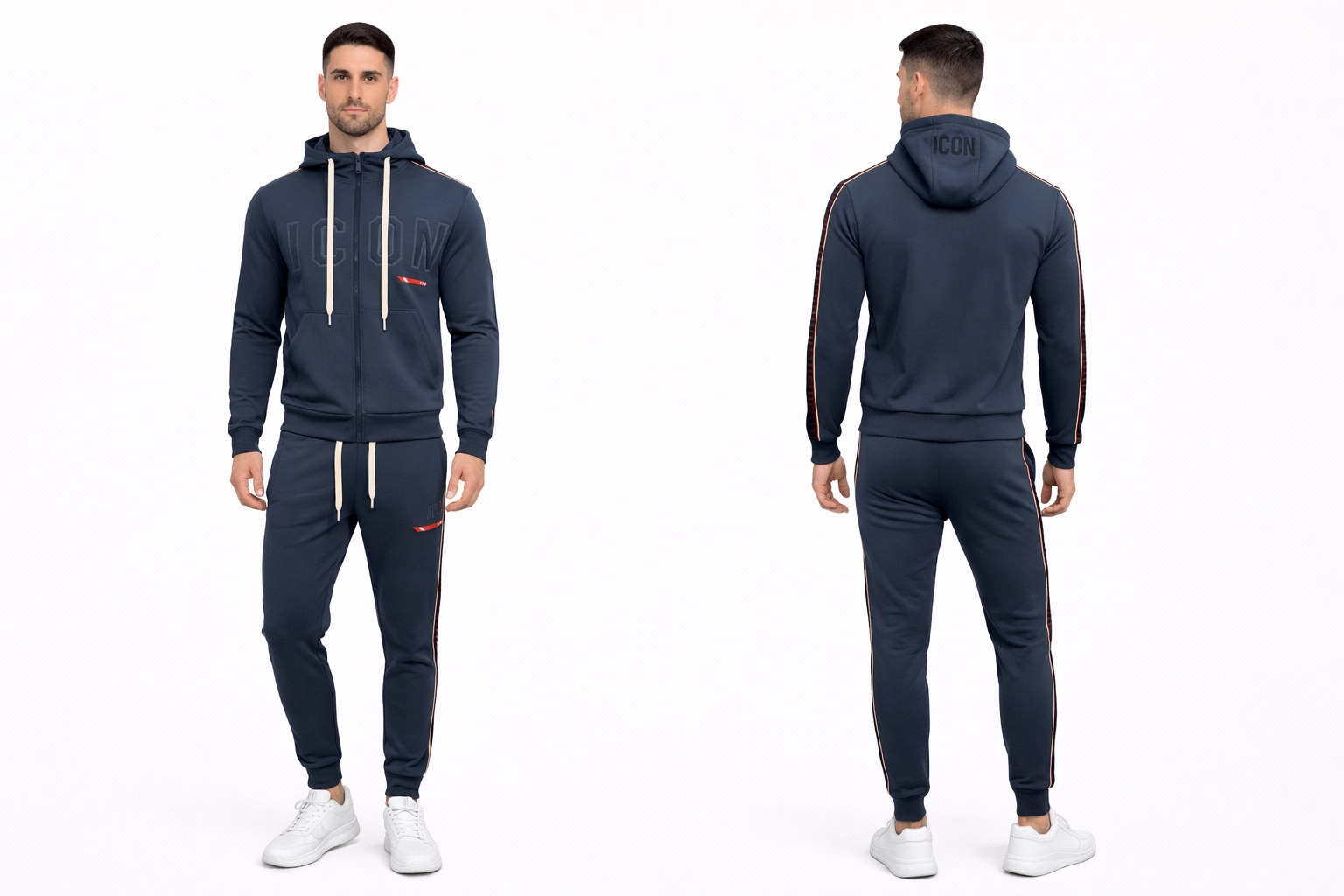 ICON Prestige Tracksuit – Grey Edition FF-6157A