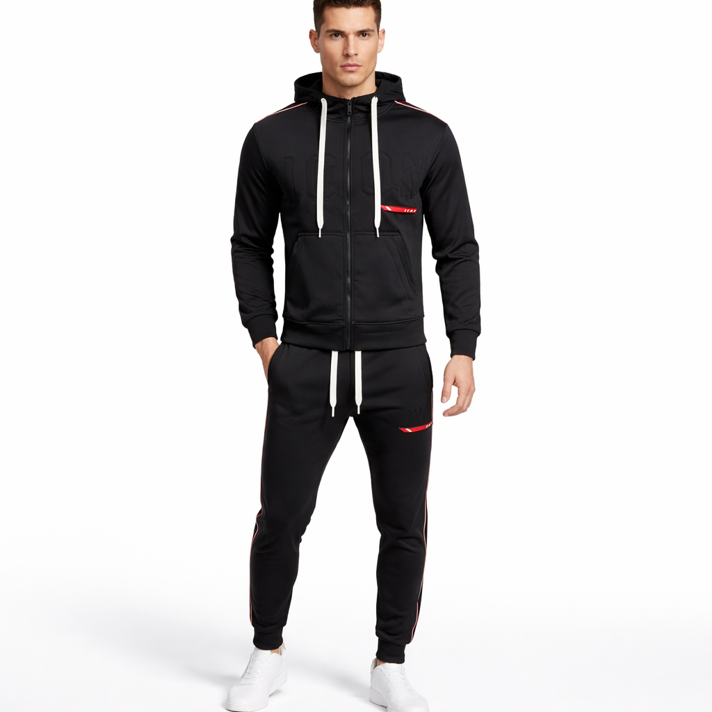 ICON Prestige Tracksuit – Grey Edition FF-6157A