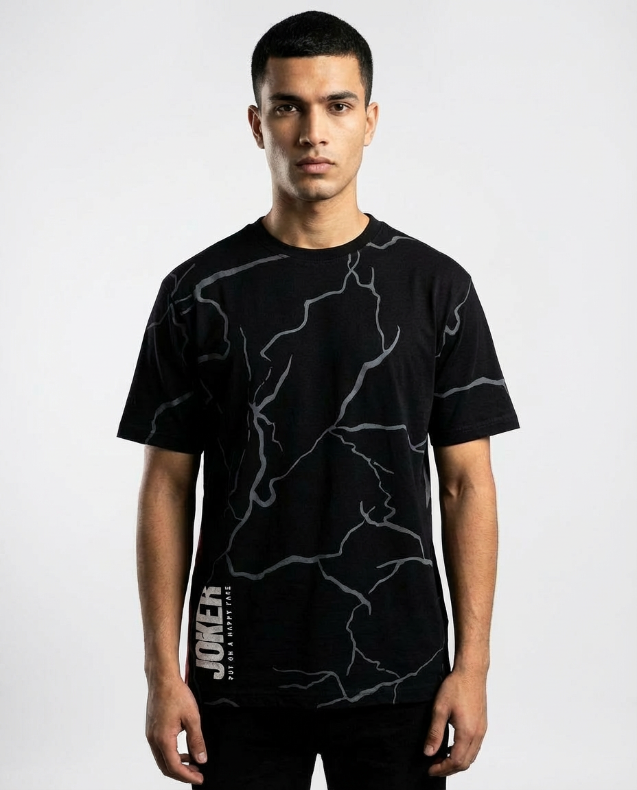 JOKER | Donkere Bliksem – Verticale Statement Tee FX-025