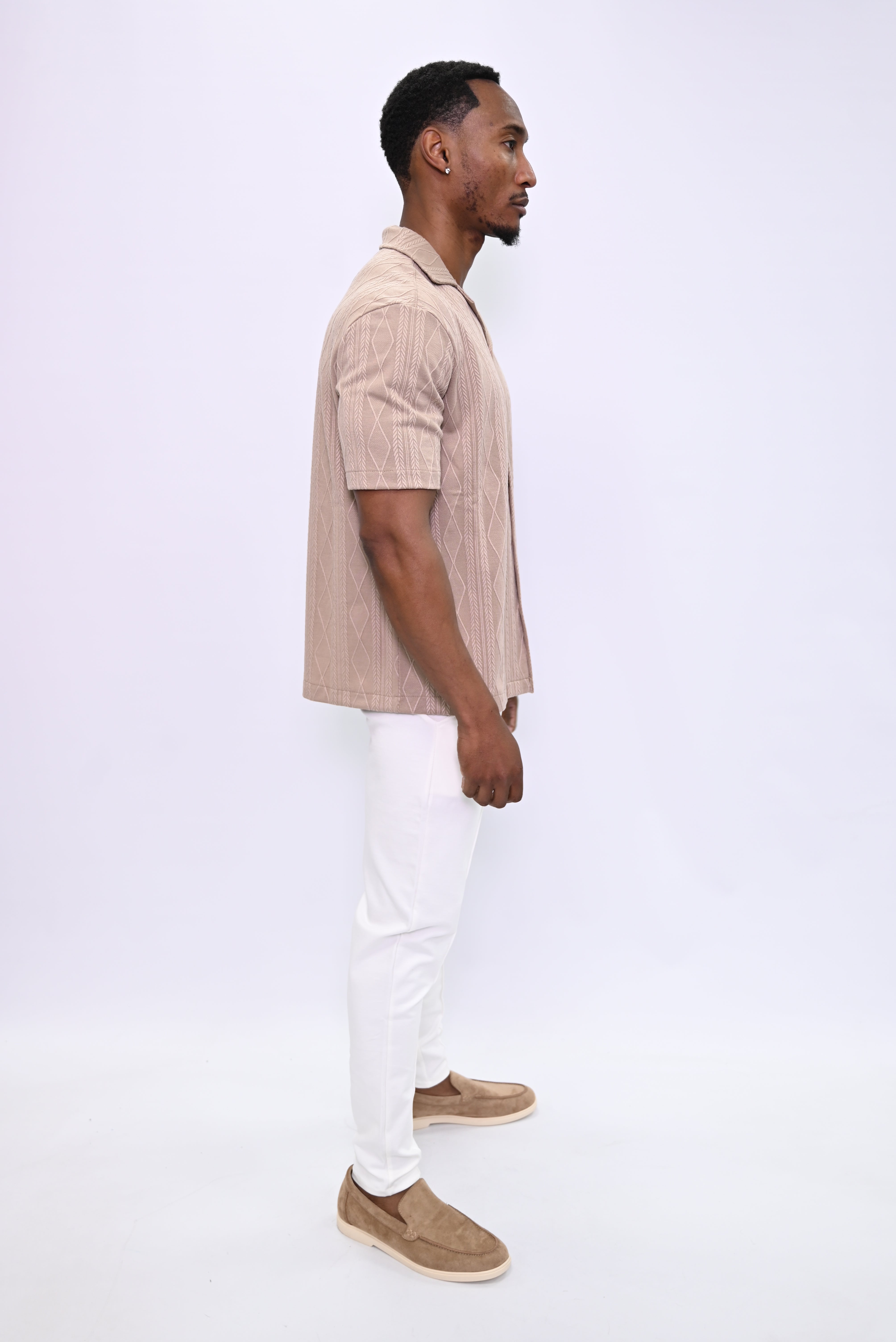 Sandstone Luxe Shirt – Elegant & Comfortabel