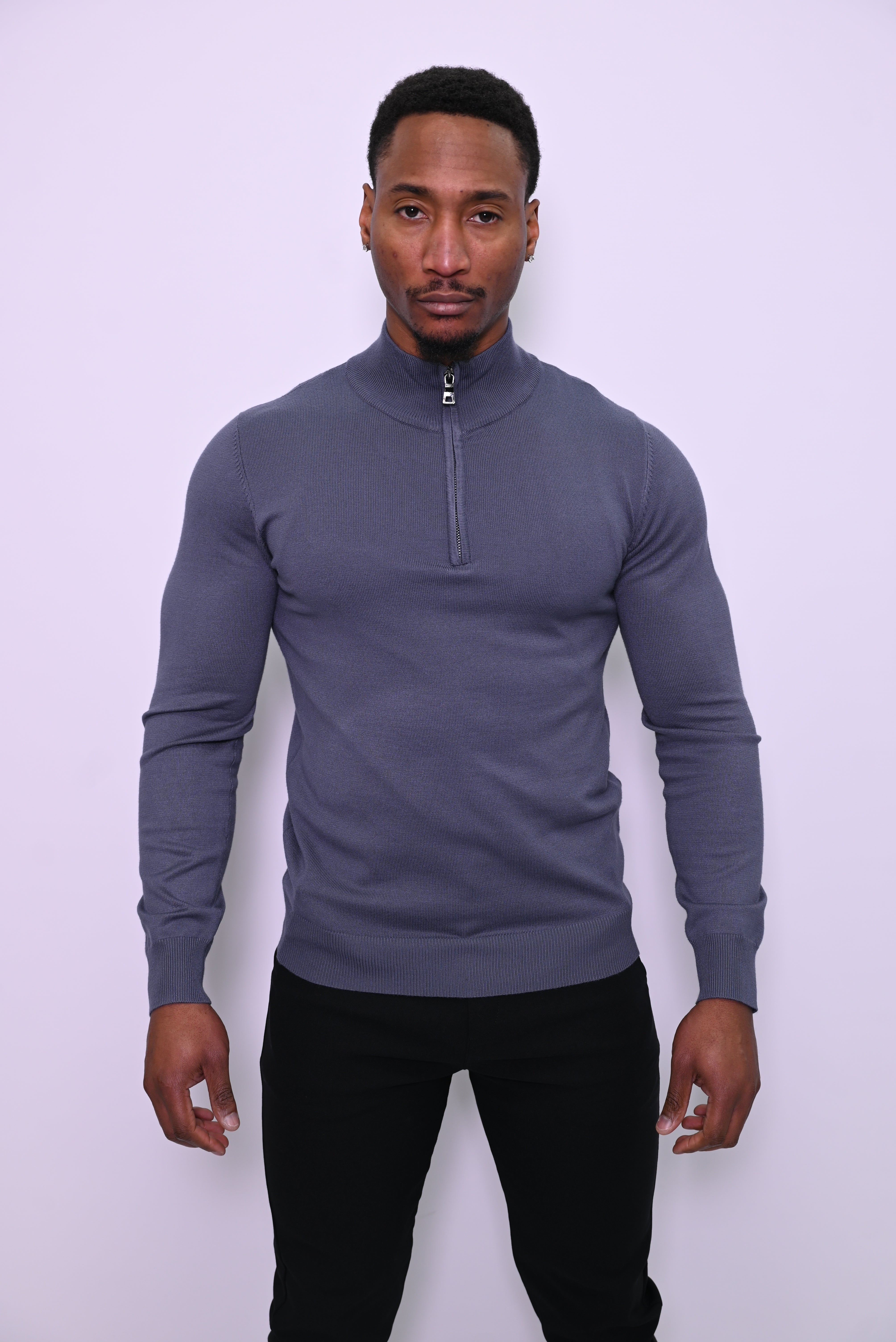 Halfzip trui Leonardo M606