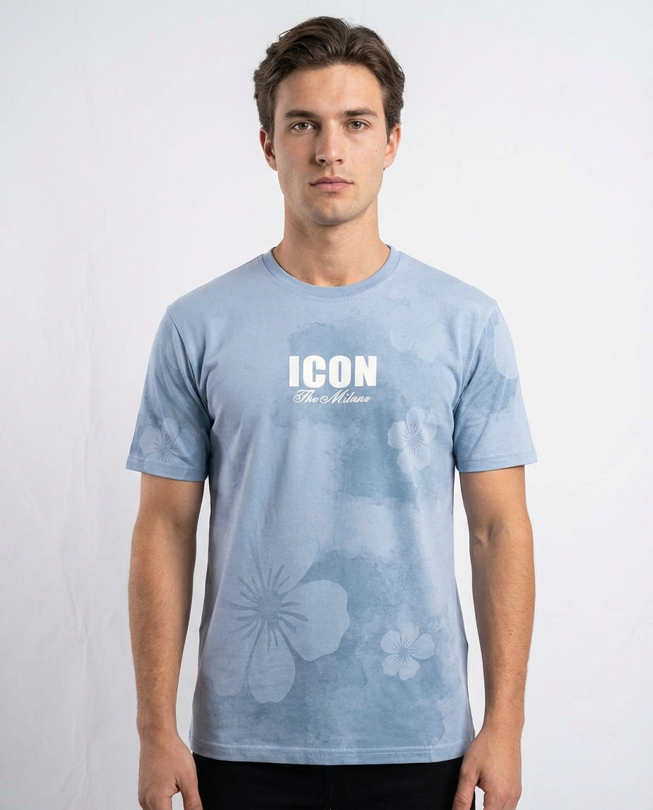 ICON Milano Tee – Floral Statementwear QQ-1809