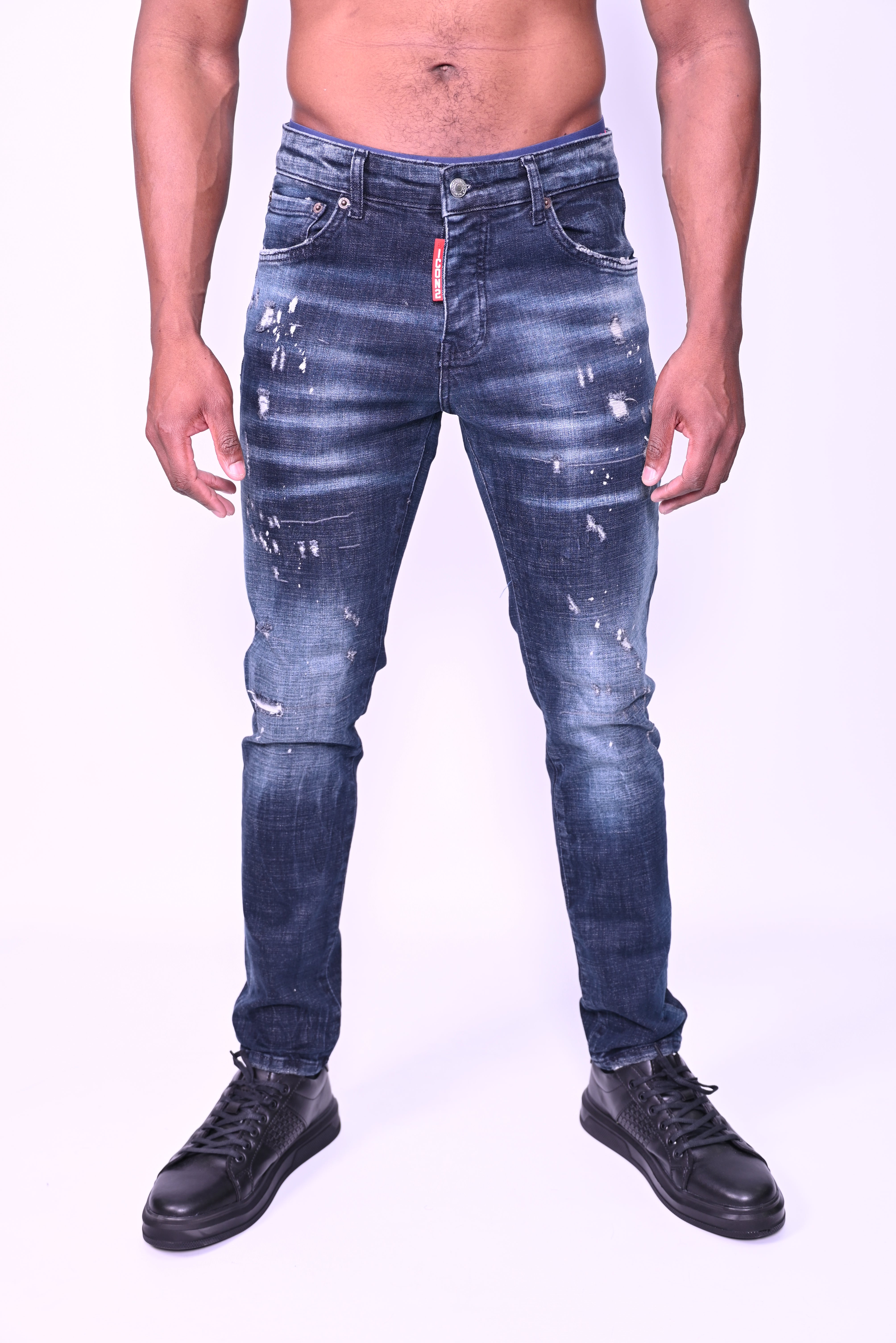 Jeans ICON Bleu Brutaliste 154