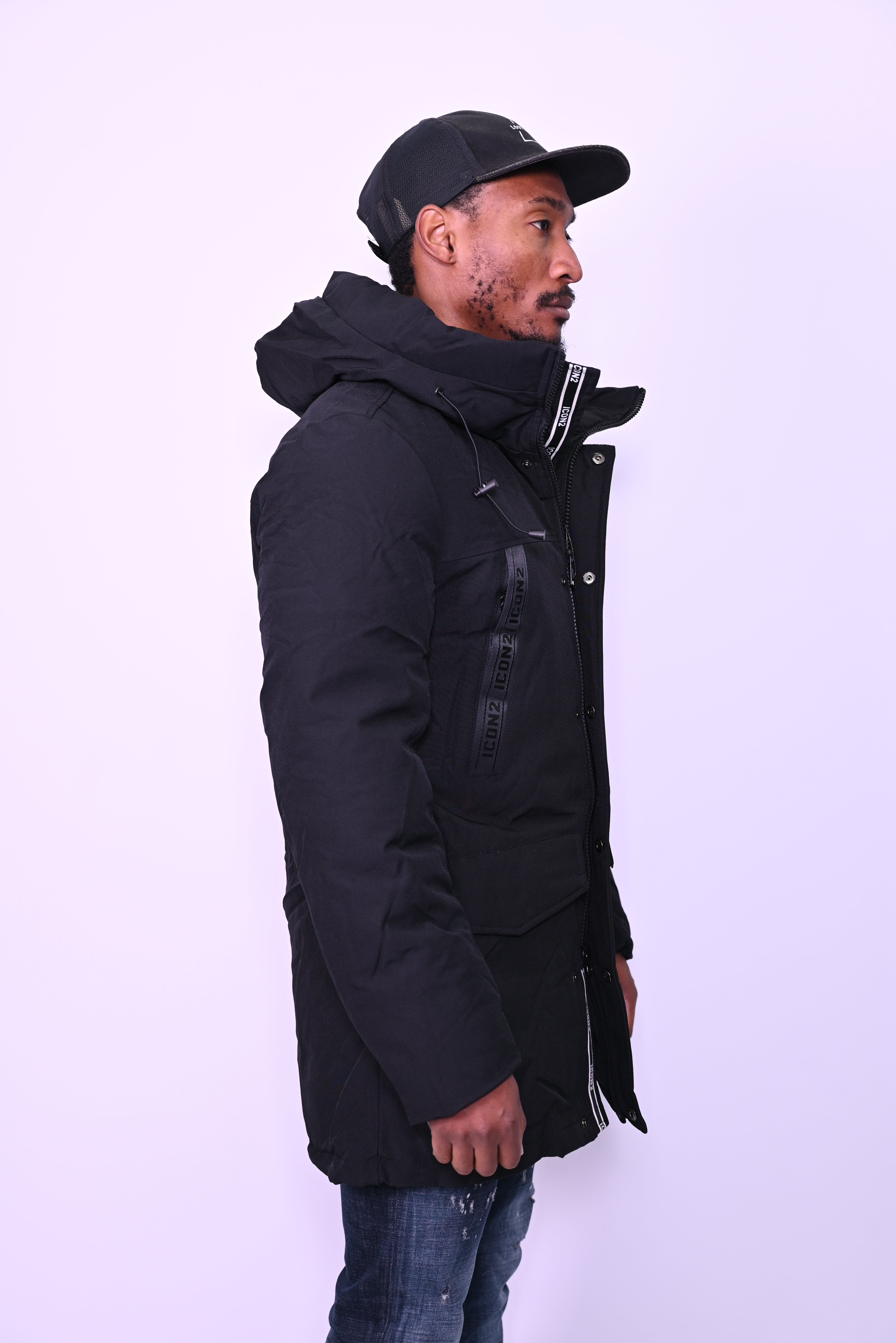Winterjacket ICON Zwarte Code B3299