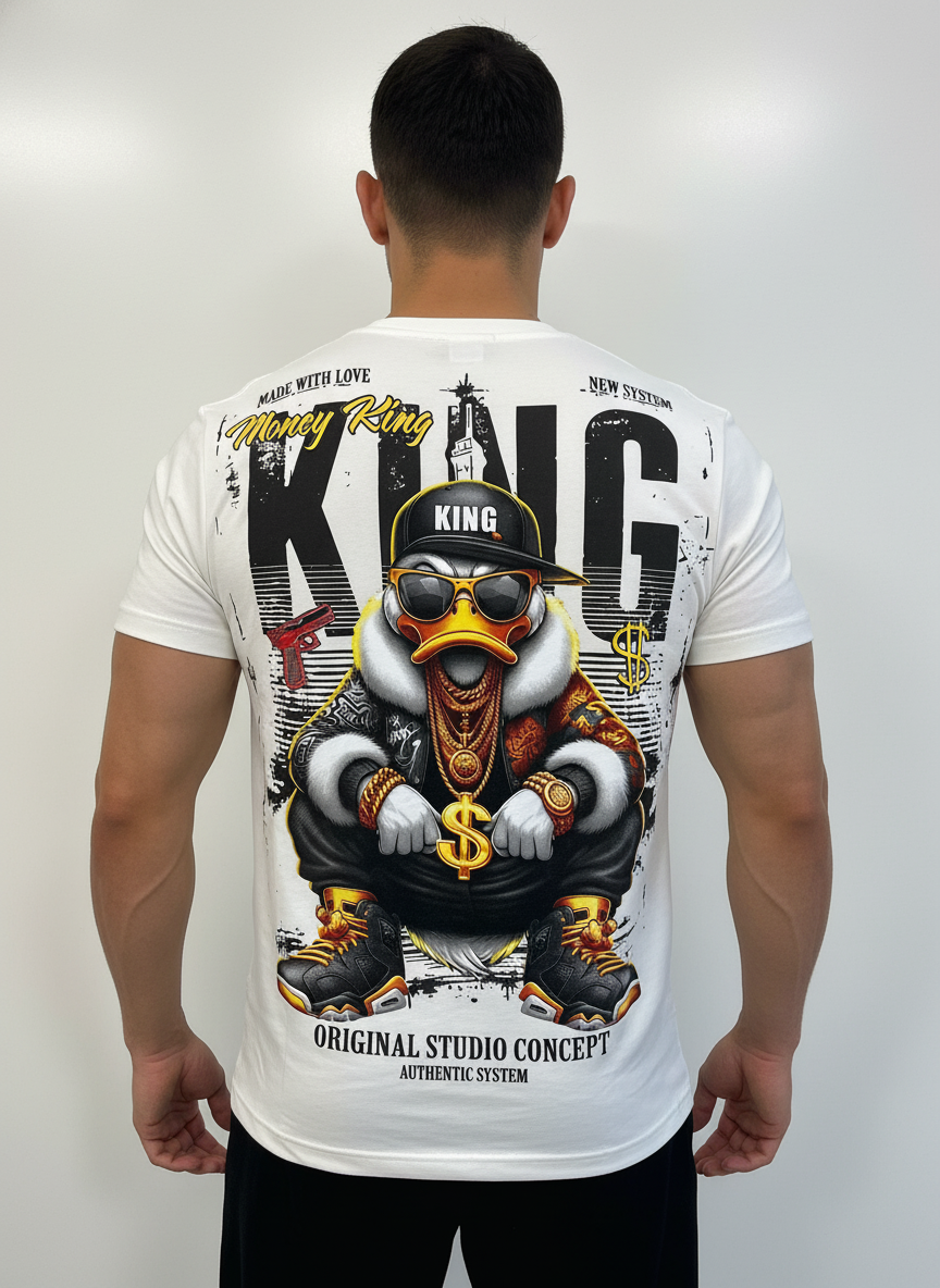Money King Streetwear T-Shirt – Black Luxury Edition 5114