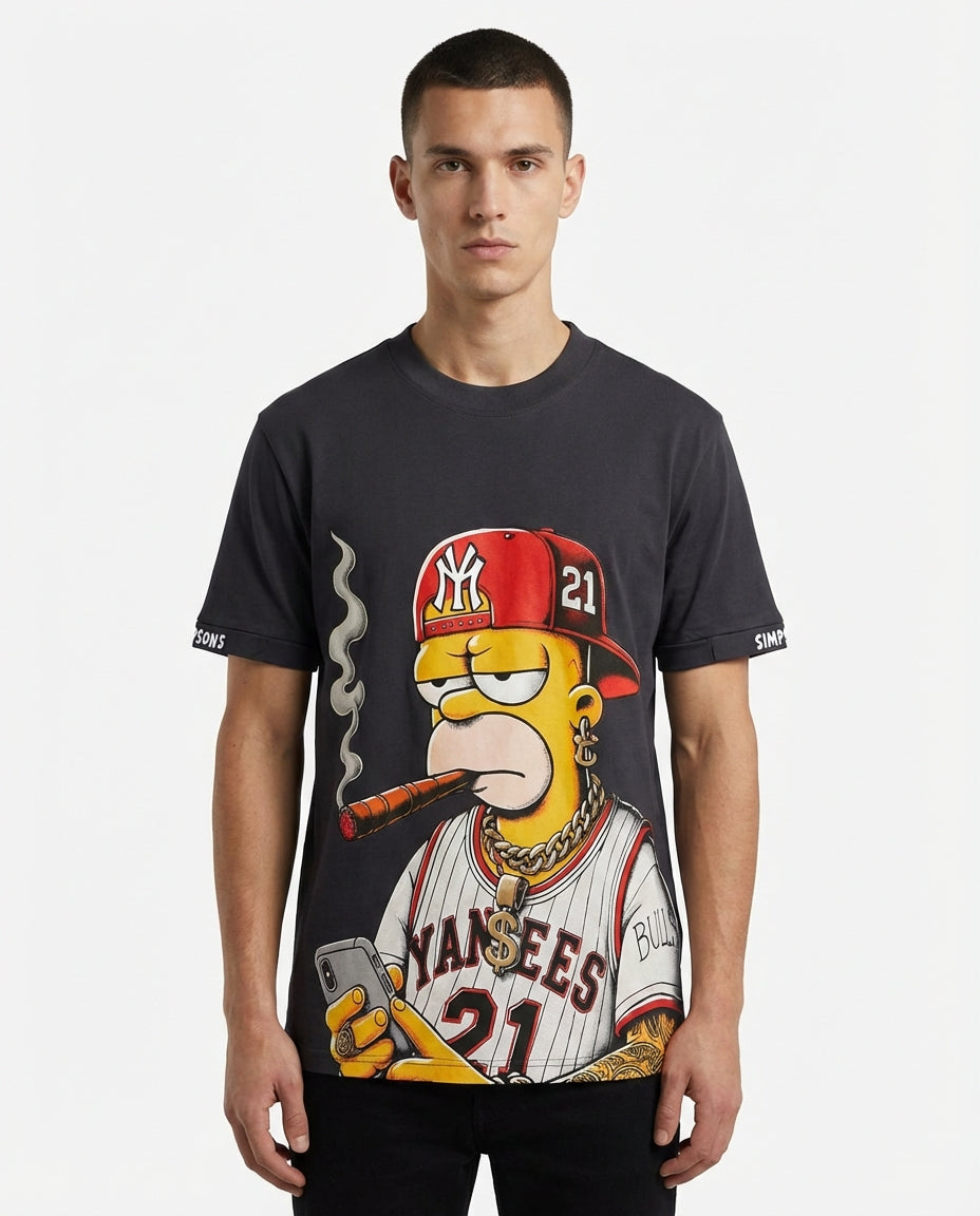 Homer Hustle Tee – Urban Icon in NY Style QQ-1787