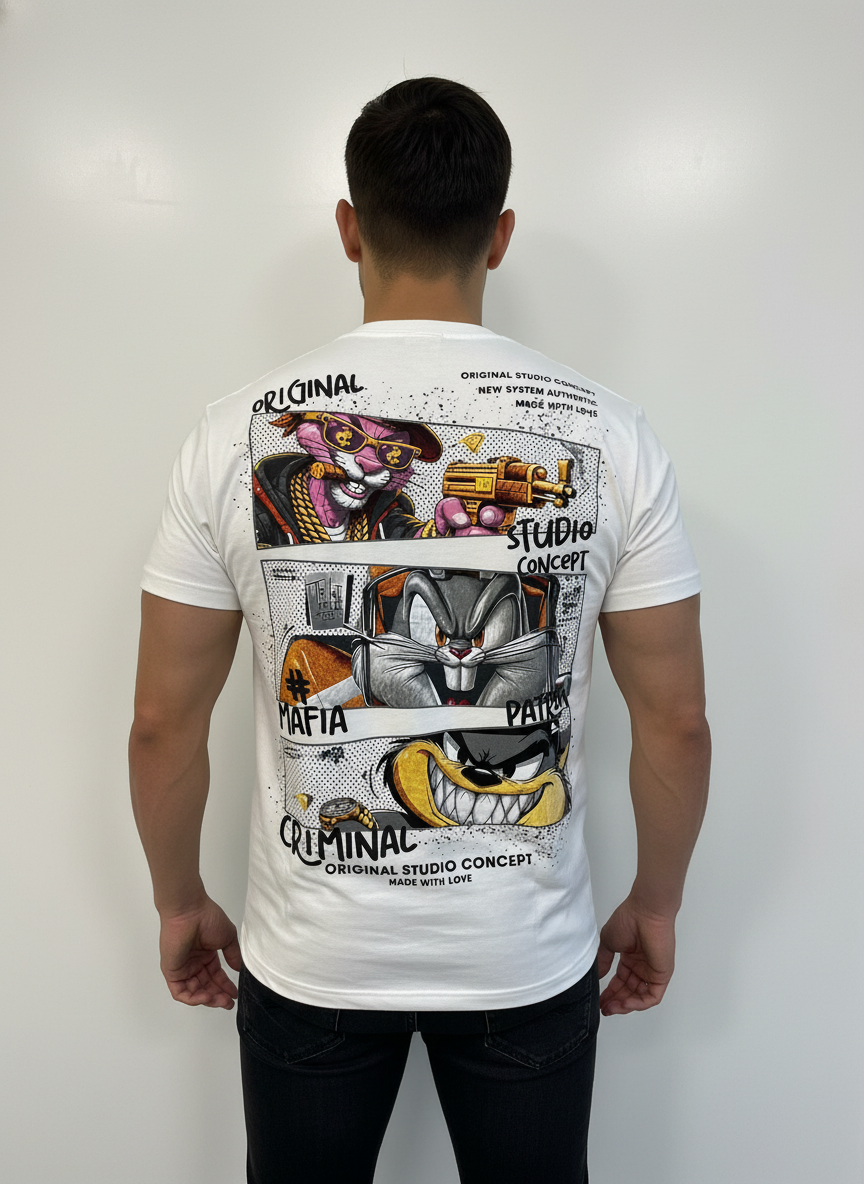 Vortex Syndicate Graphic T-Shirt – White Edition 5126