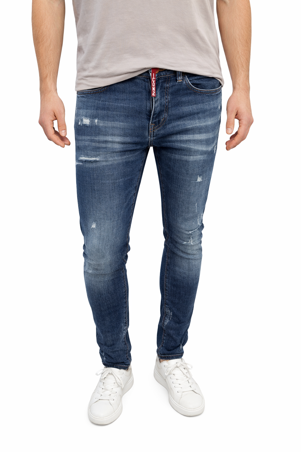 ICON Skinny Jeans – Mid Blue Stretch Fit 285