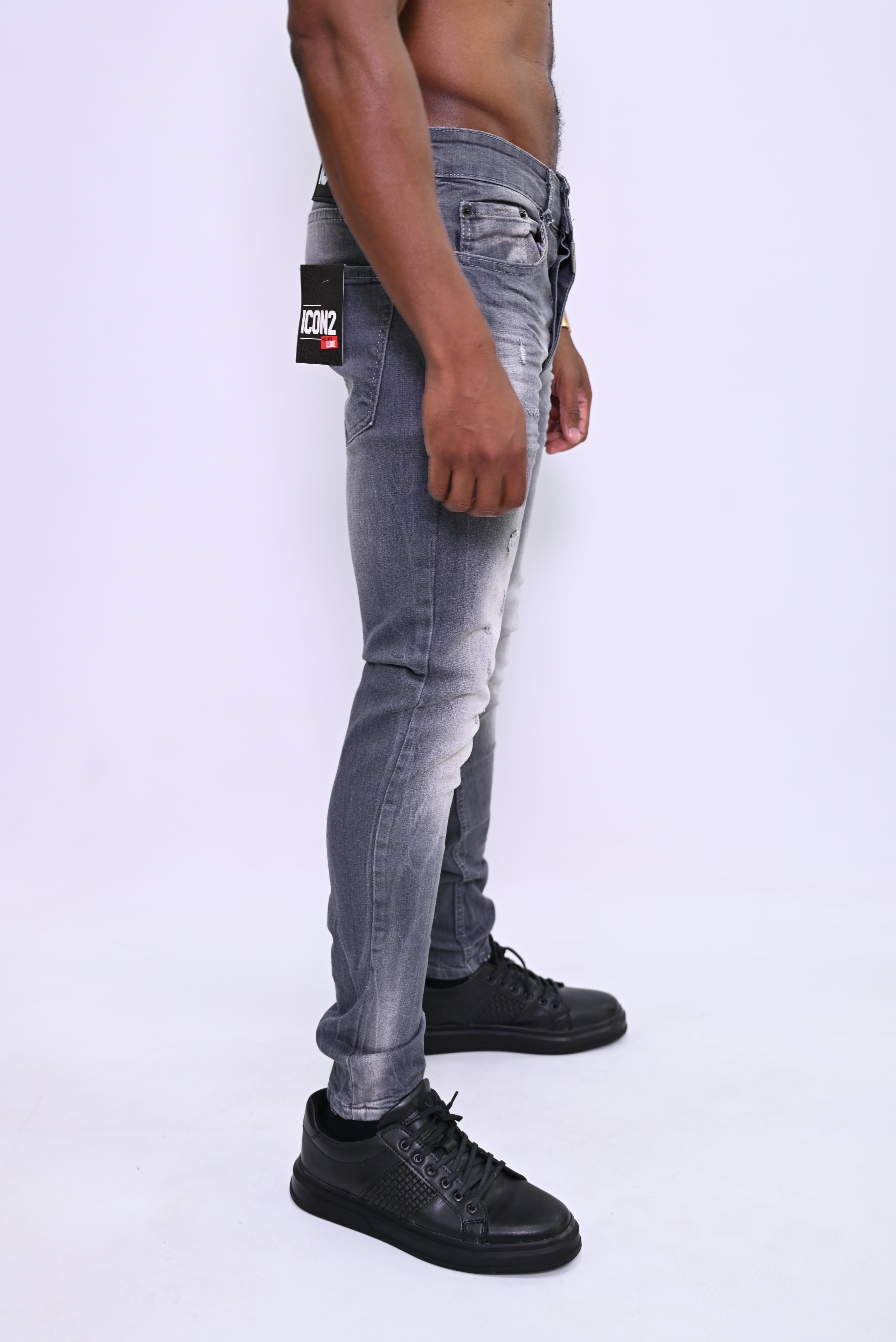 Urban Grey Washed Jeans ICON 9336