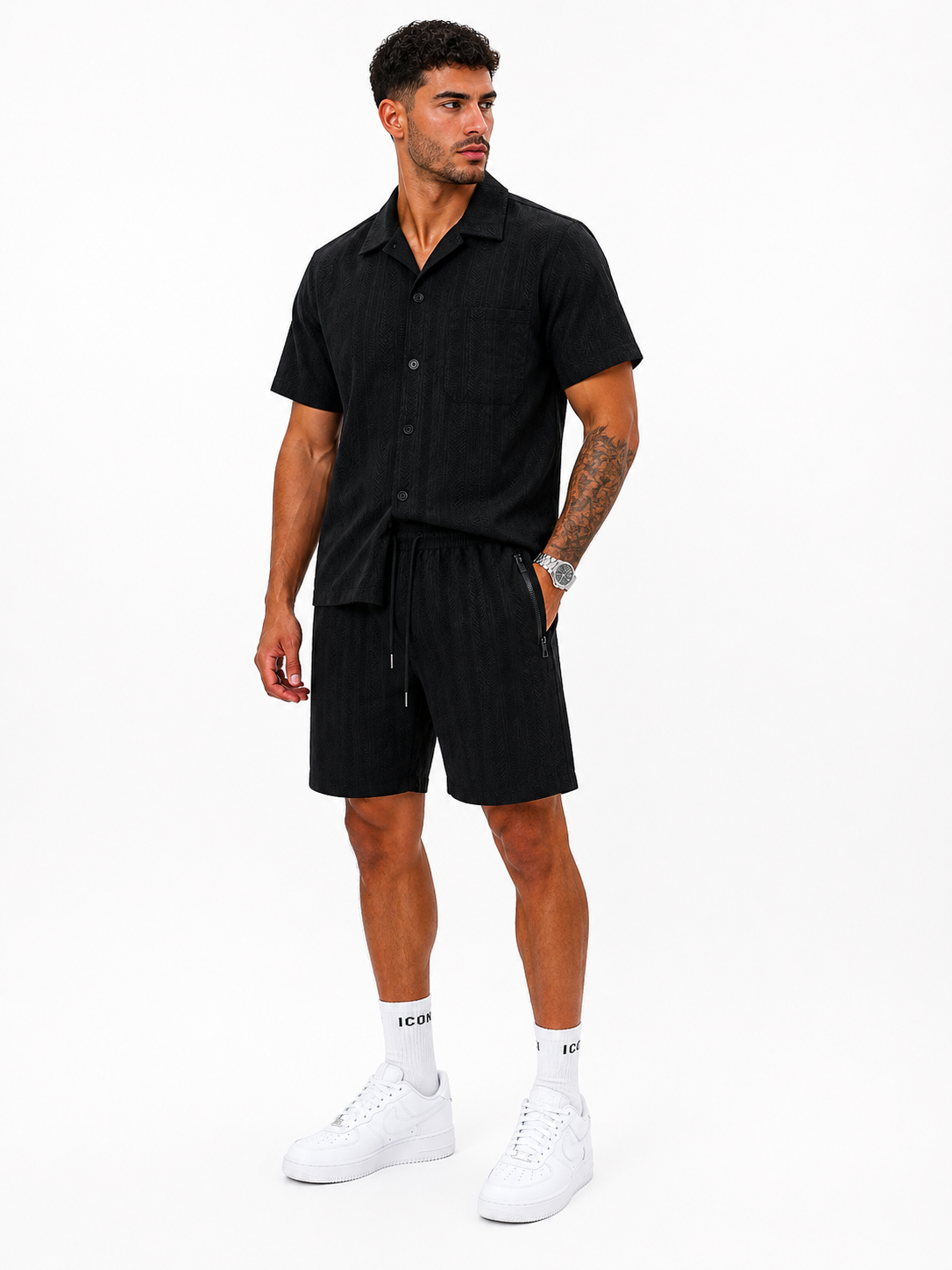 Zayne Textured Set – Off White Edition TX-130-1