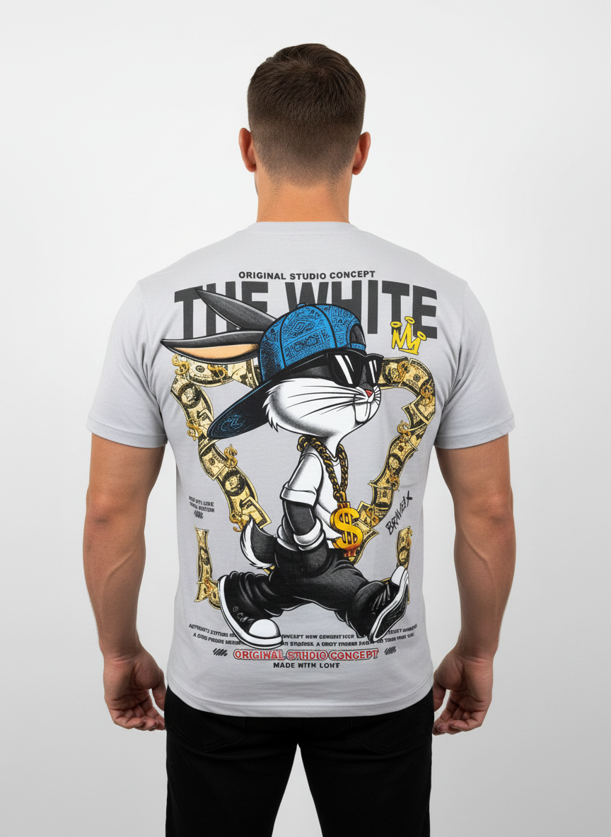 Royal Street Bunny T-Shirt – Black Gold Edition 5125