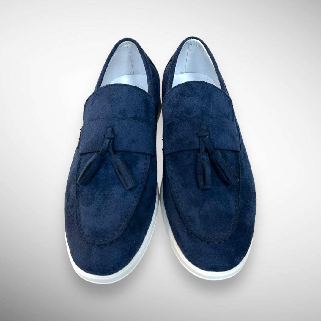 Heren loafers suède