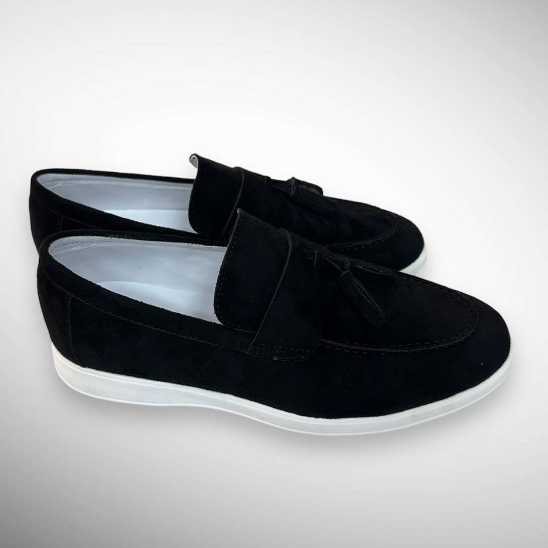 Heren loafers suède