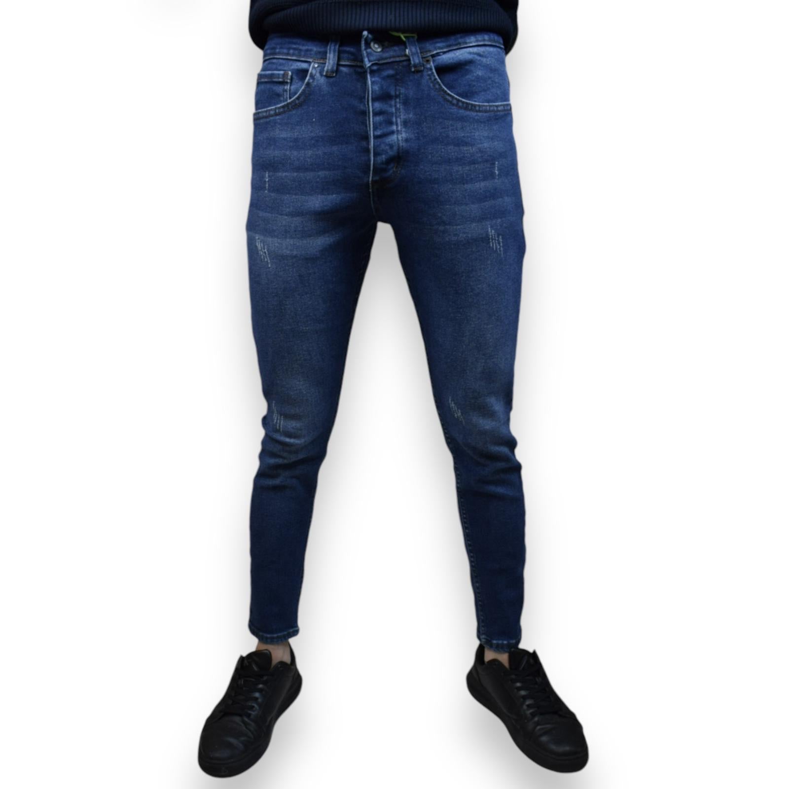 Heren jeans Icon blauw 3M45534-1001