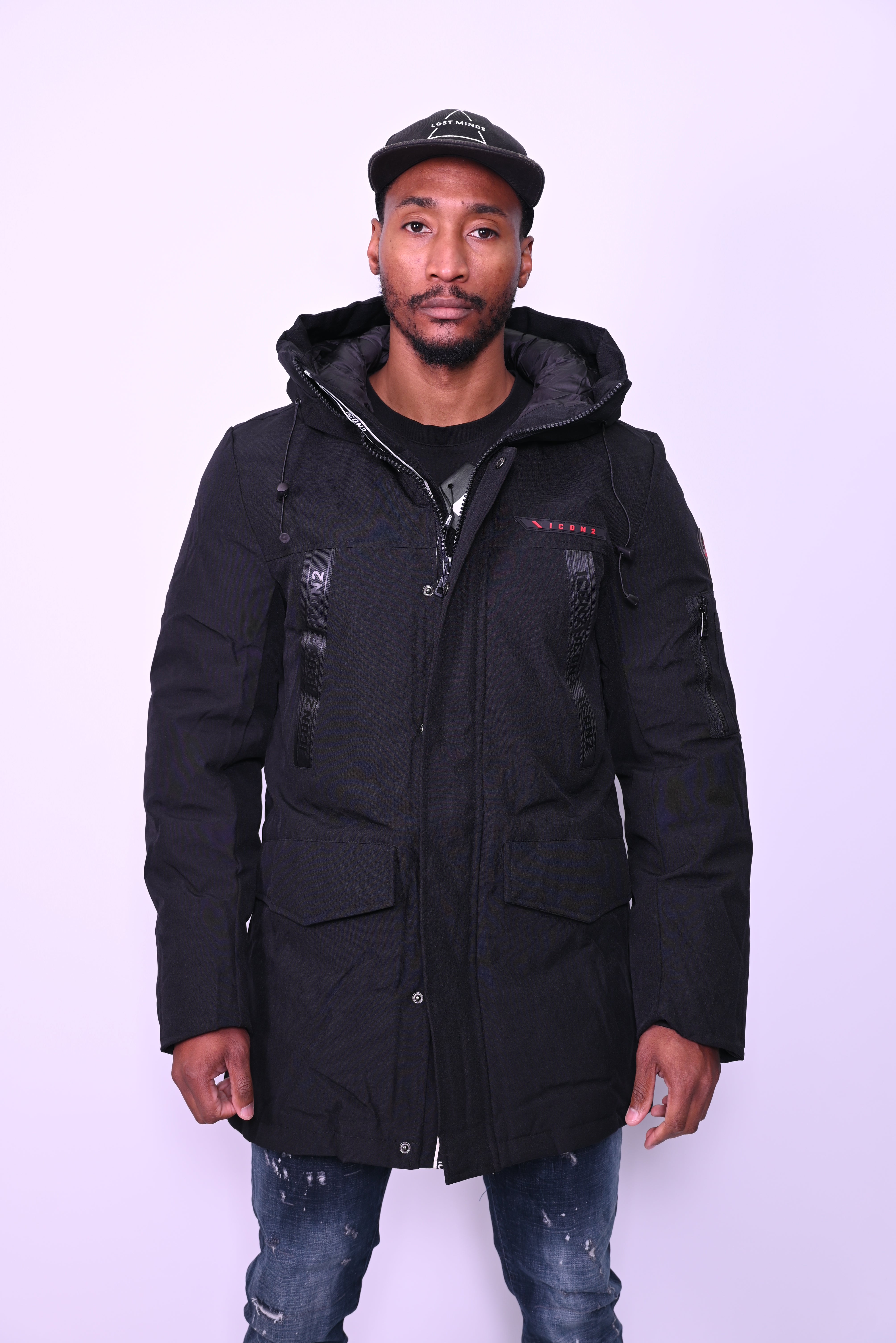 Winterjacket ICON Zwarte Code B3299