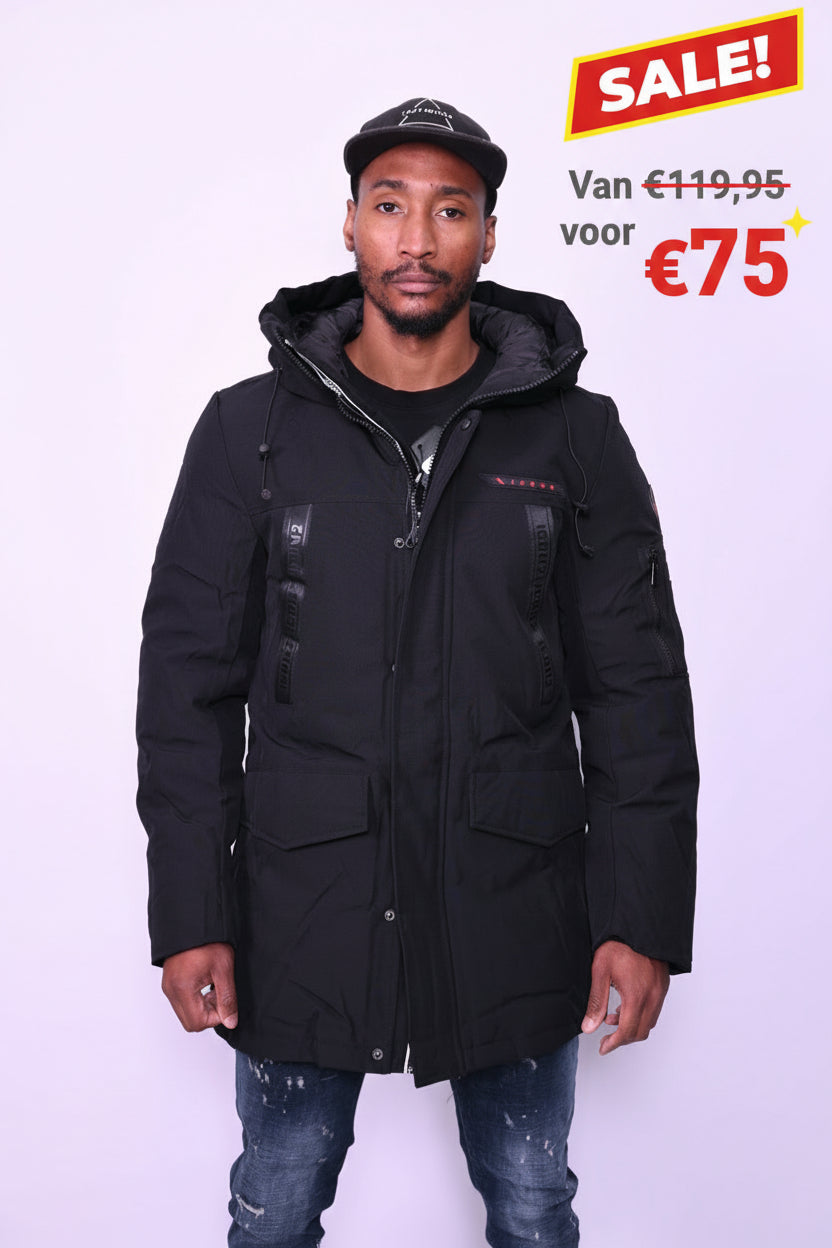 Winterjacket ICON Zwarte Code B3299
