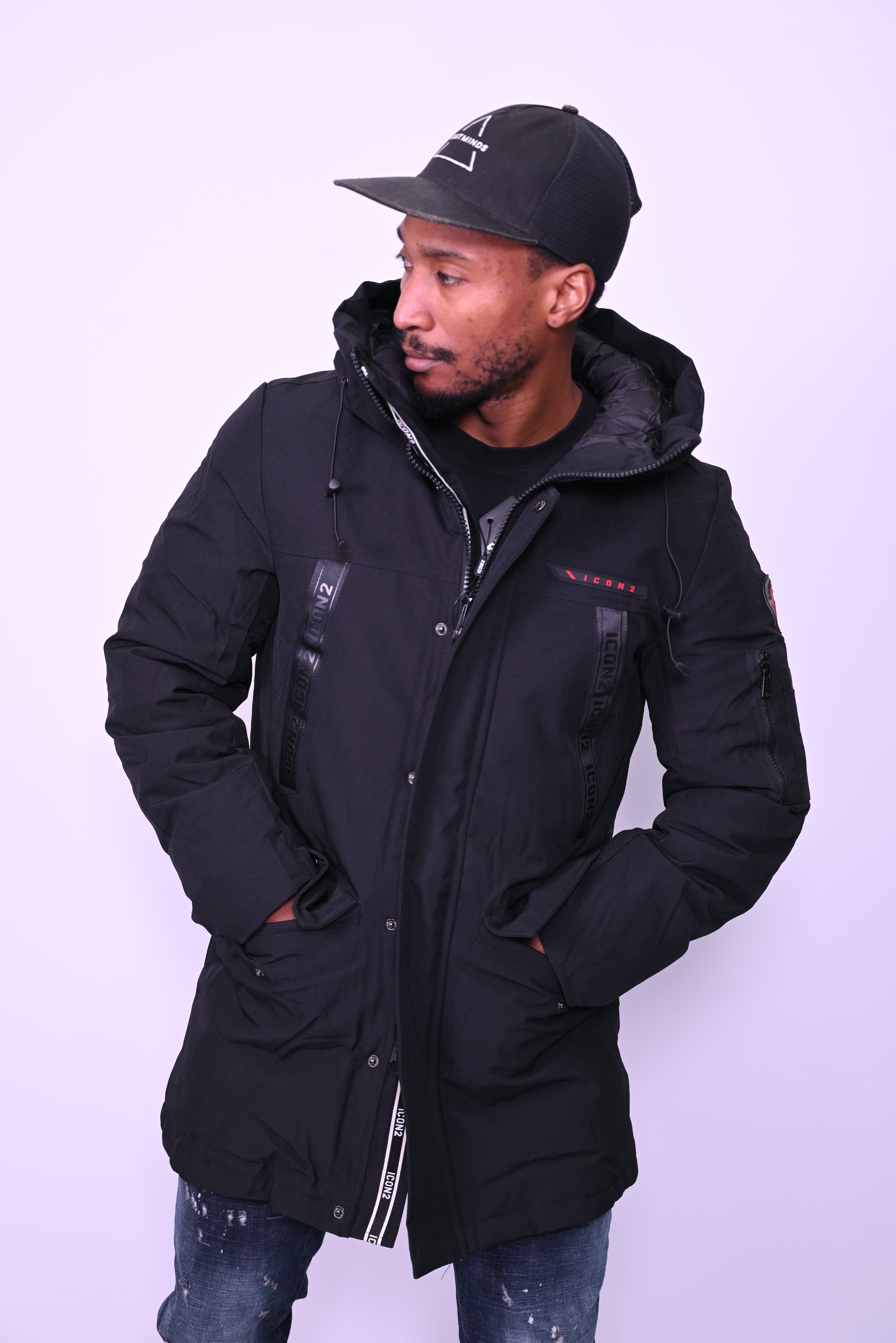 Winterjacket ICON Zwarte Code B3299