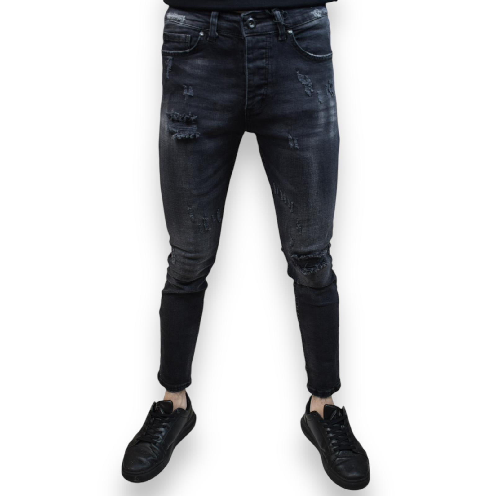 Heren jeans icon donker grijs 2M48879-1001