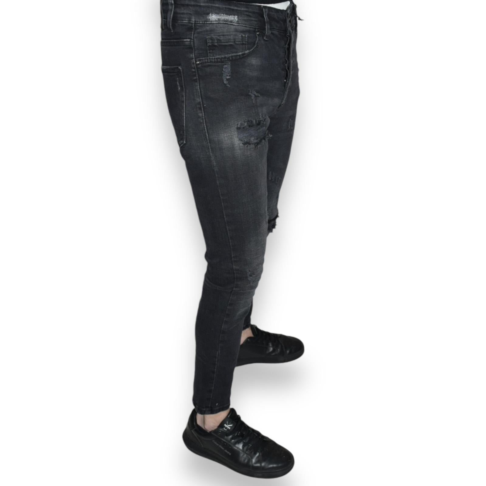 Heren jeans icon donker grijs 2M48879-1001